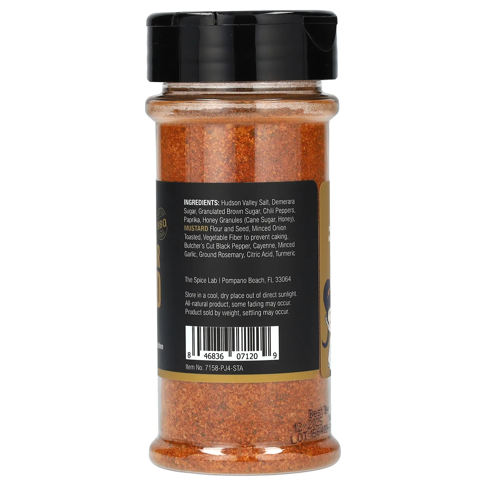 The Spice Lab, коричневый сахар и горчица, 161 г (5,7 унции)