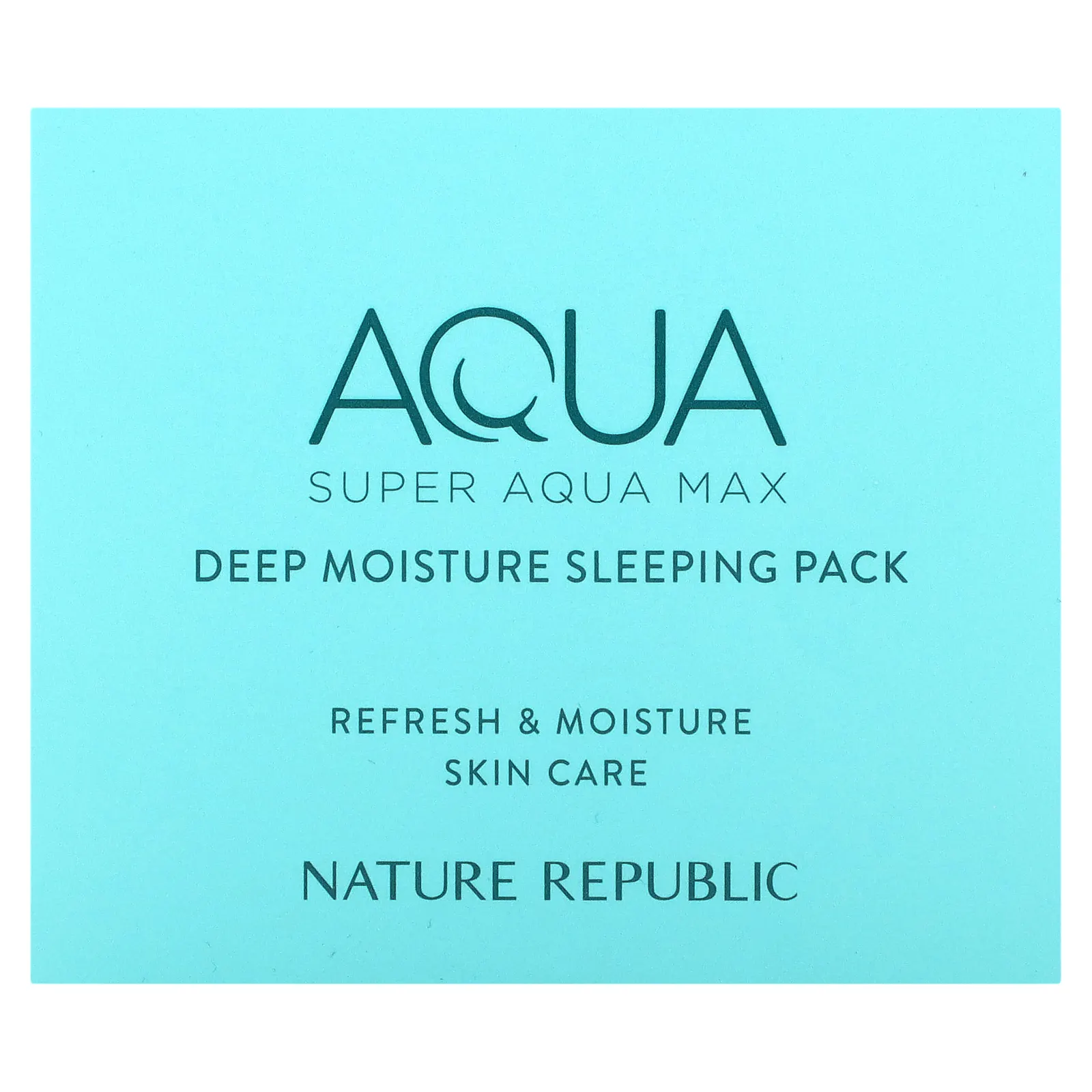 Nature Republic, Super Aqua Max, увлажняющая маска для сна, 115 мл (3,88 жидк. Унции)