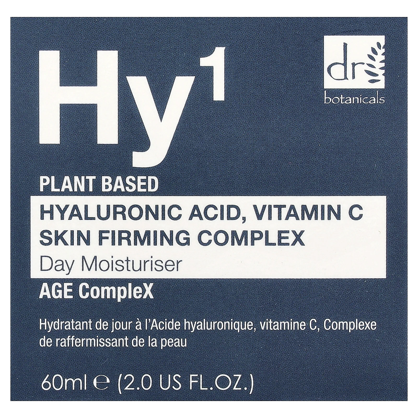 Dr. Botanicals, Hy¹, гиалуроновая кислота, дневной увлажняющий комплекс с витамином C для повышения упругости кожи, 60 мл (2 жидк. унции)