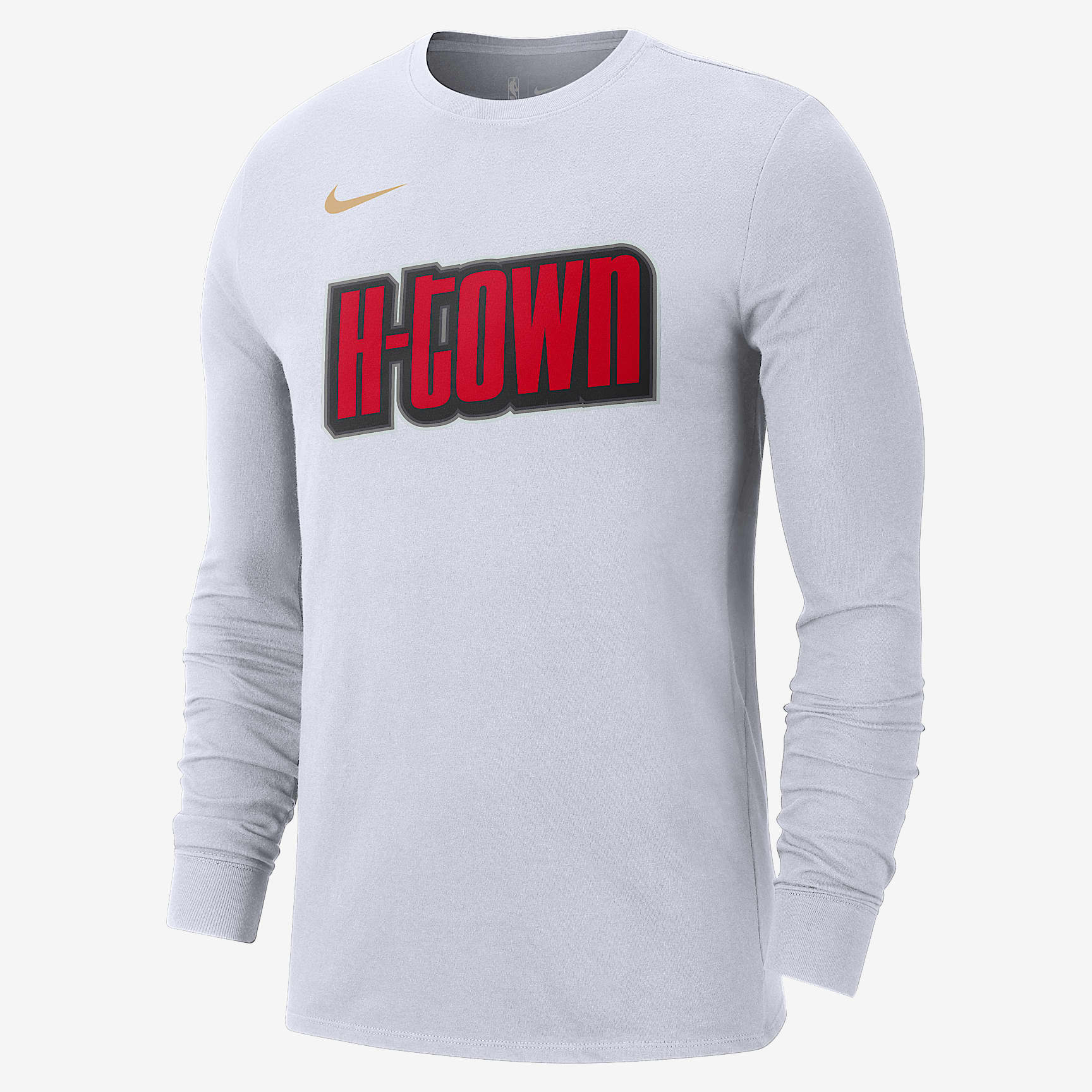 Houston Rockets Essential City Edition Men's Nike NBA Long-Sleeve T-Shirt