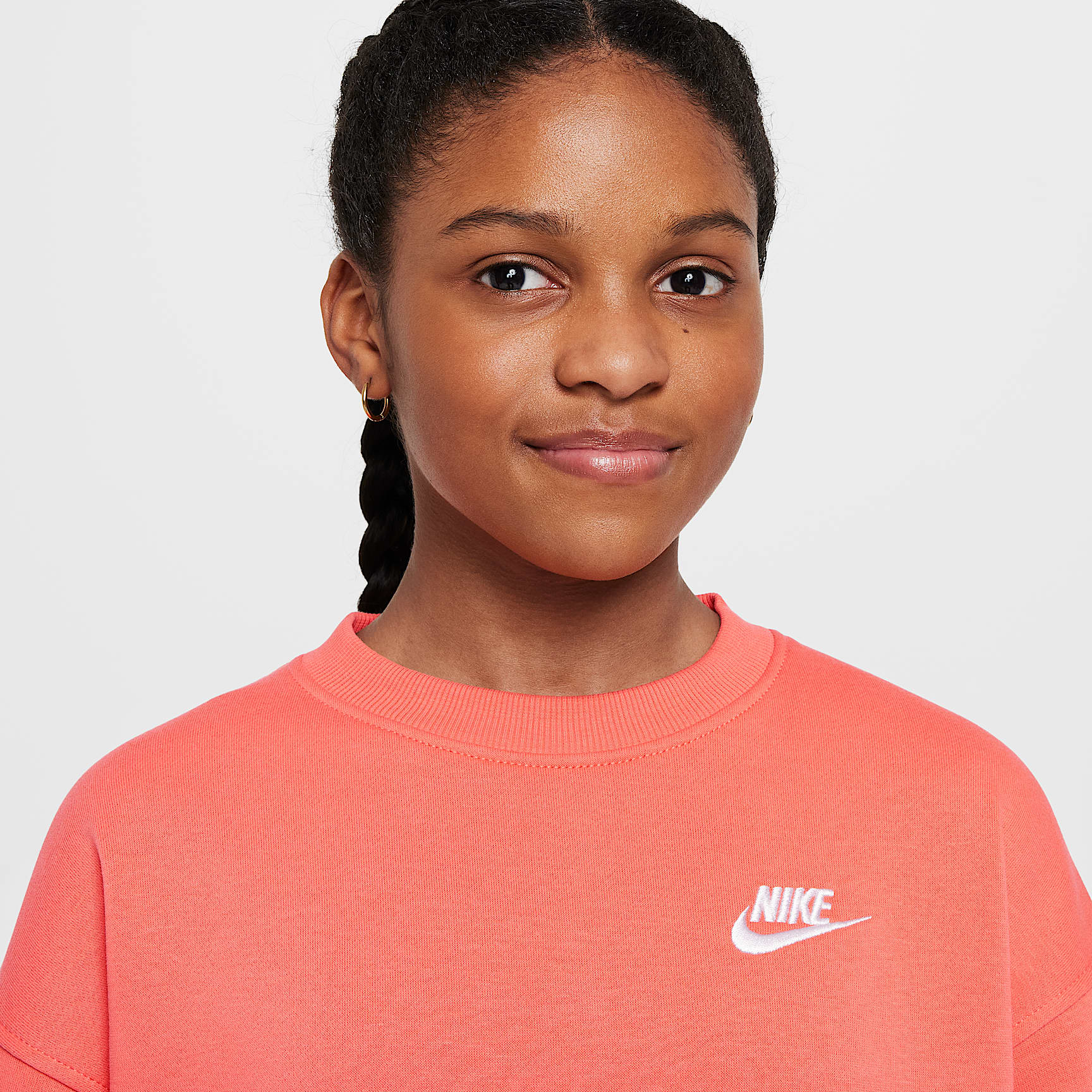 Nike Sportswear Club Fleece Big Kids' Oversized Sweatshirt