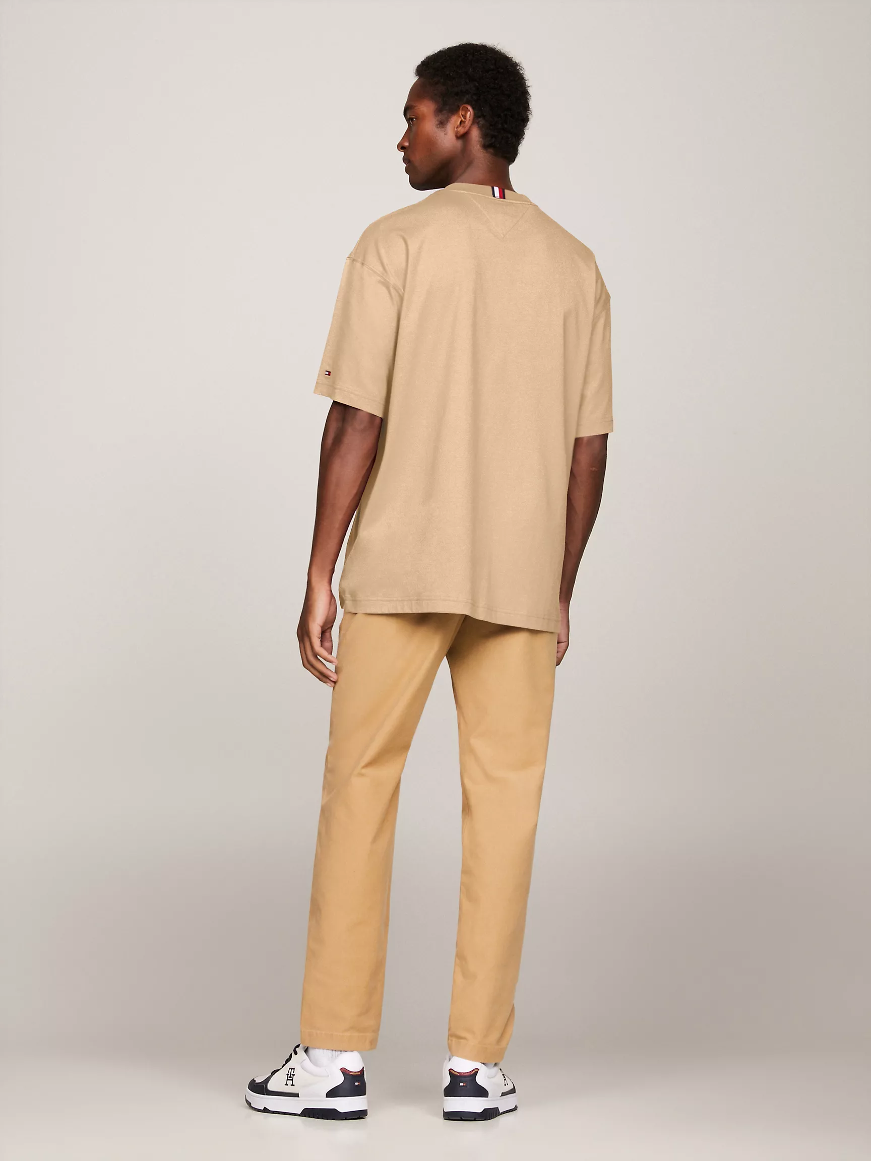 Мужская футболка Tommy Hilfiger, Футболка с вышитым монограммным логотипом