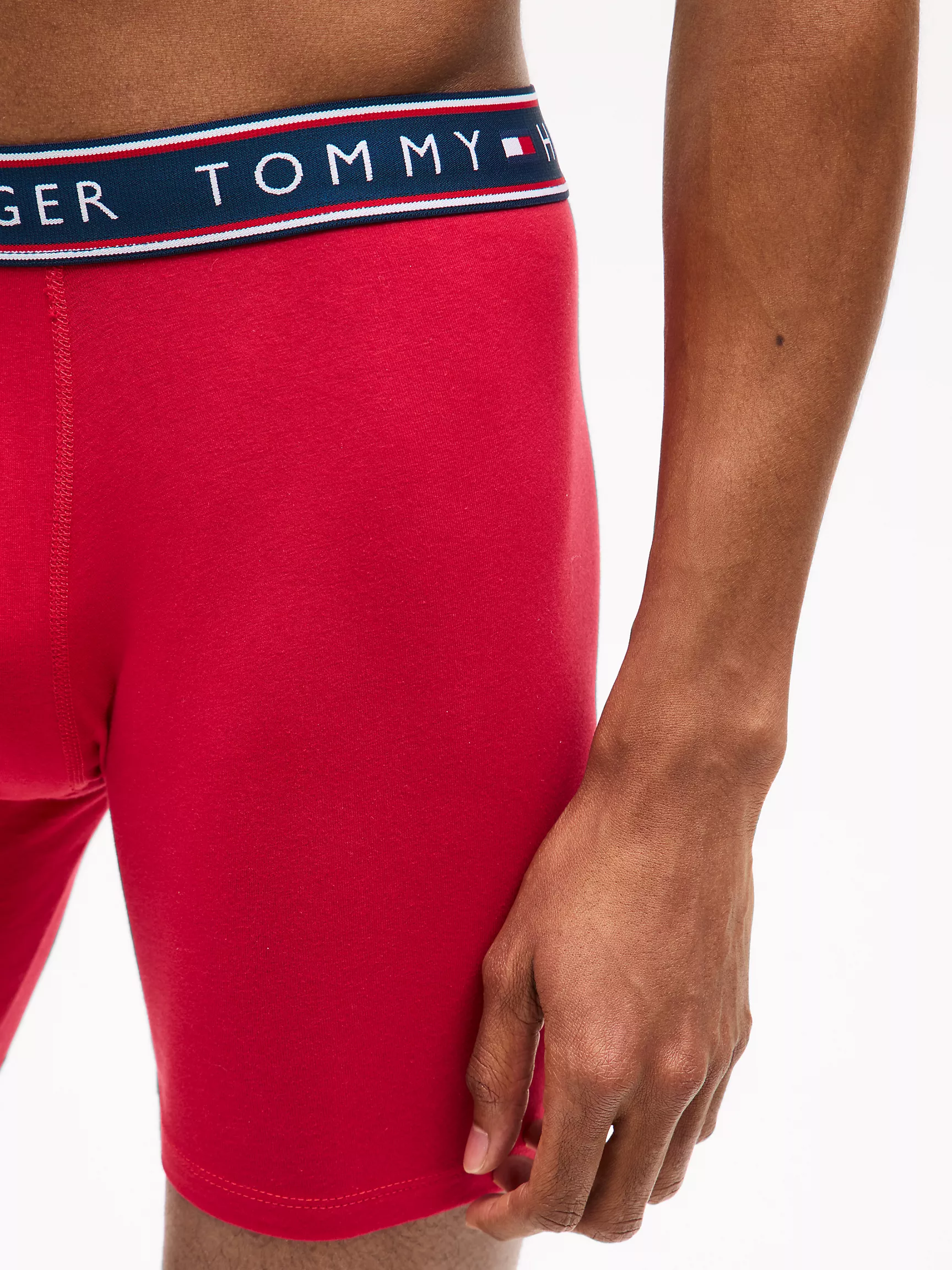 Мужское нижнее белье Tommy Hilfiger, Хлопковые эластичные боксеры-брифы (набор 3 шт.)
