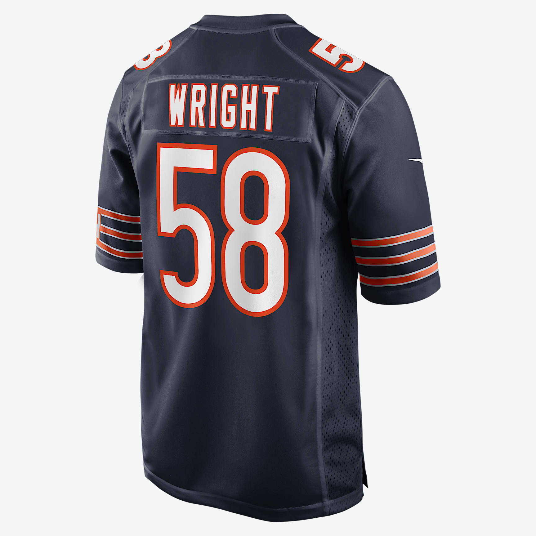Darnell Wright Chicago Bears Men's Nike NFL Game Football Jersey