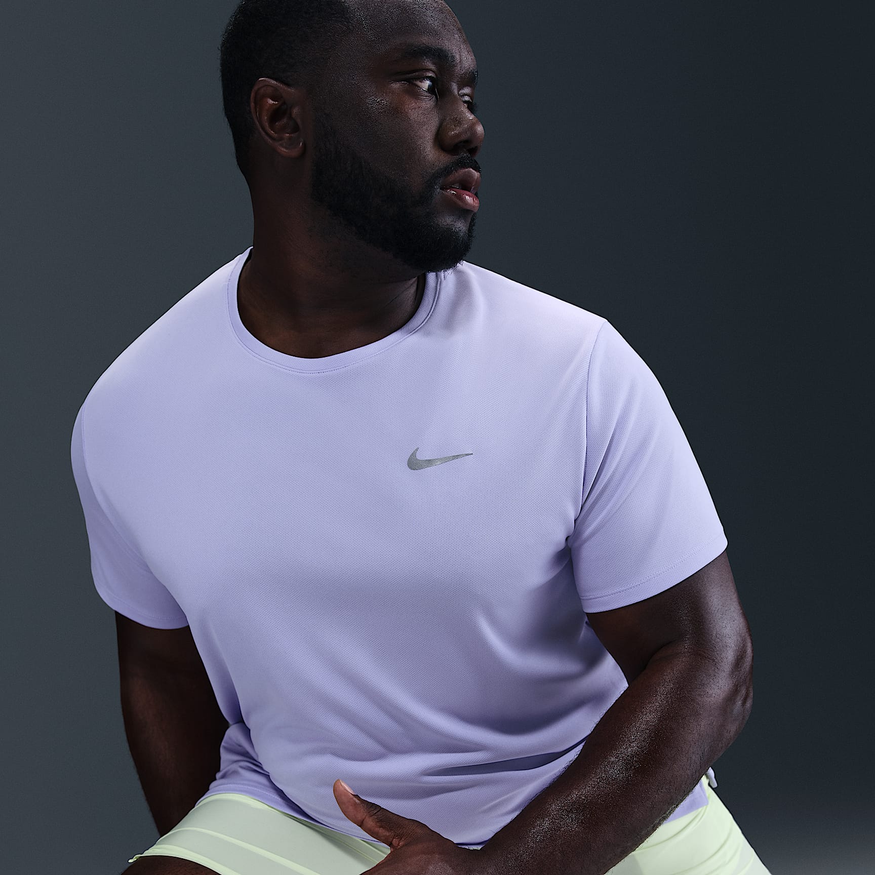 Nike Miler Men's Dri-FIT UV Short-Sleeve Running Top