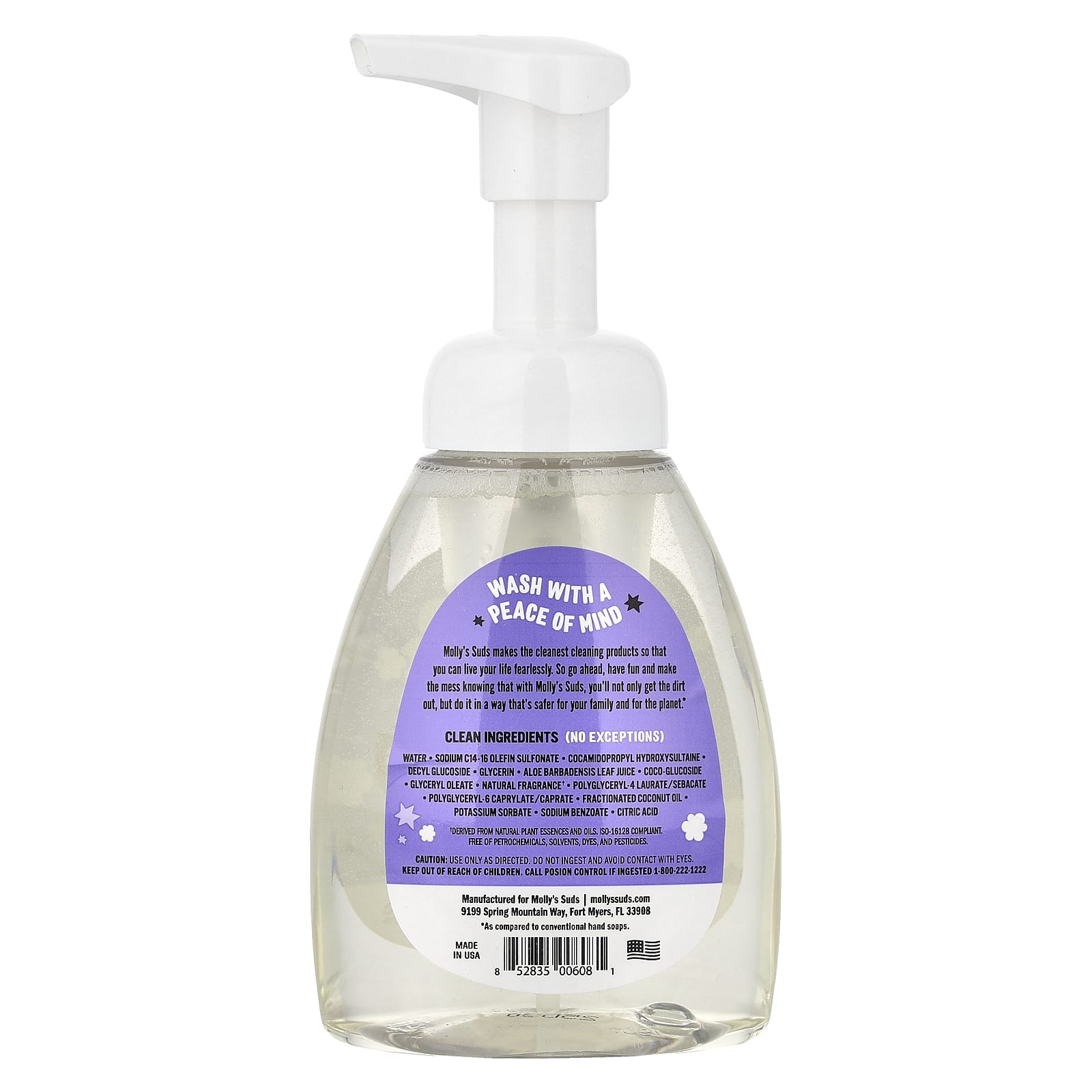 Molly's Suds, мыло для рук, лаванда, 244 мл (8,25 жидк. унции)