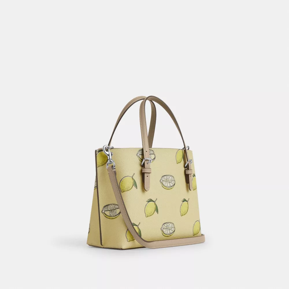 Сумка COACH Mollie Tote Bag 25 With Lemon Print
