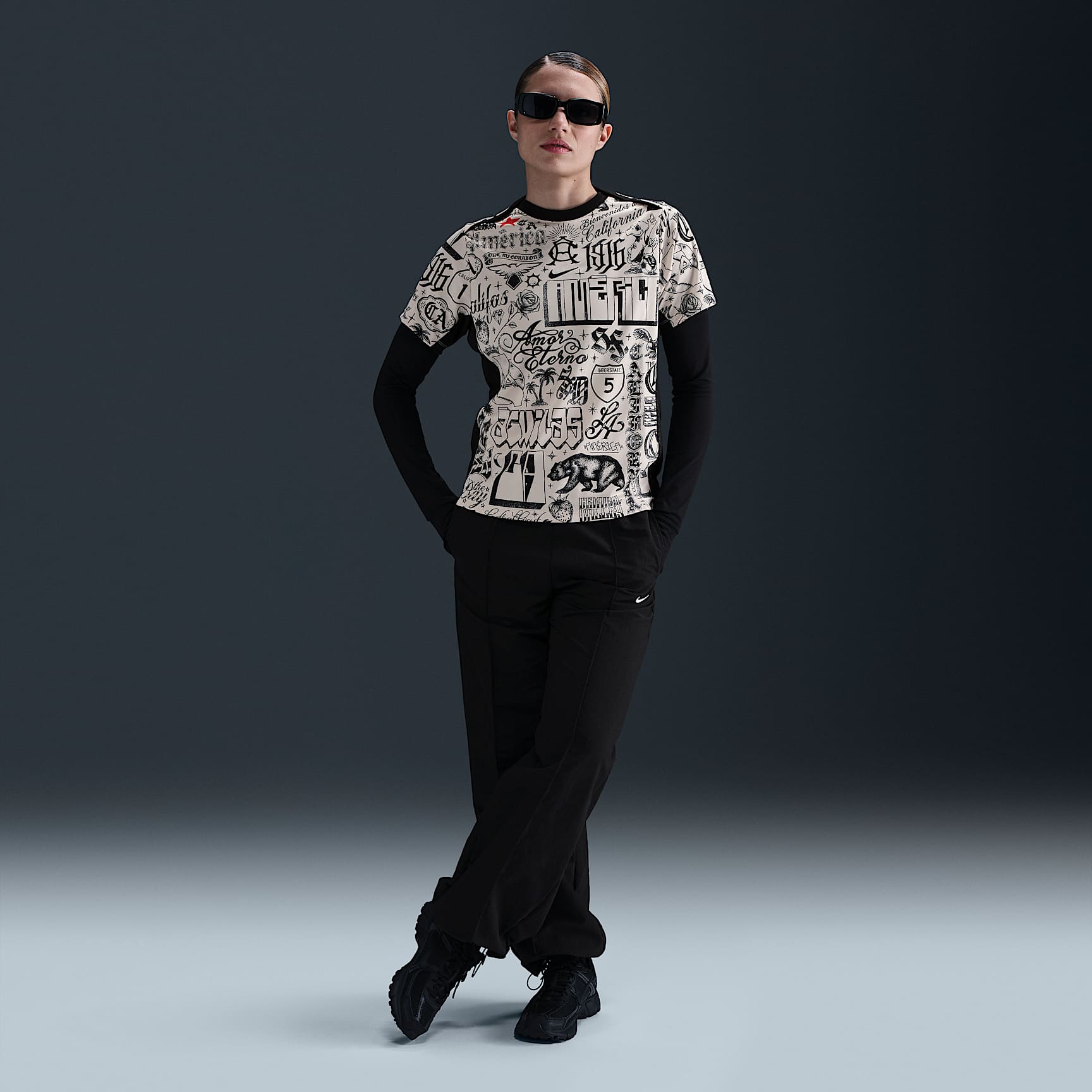 Club América Academy Pro SE Women's Nike Dri-FIT Soccer Pre-Match Short-Sleeve Top