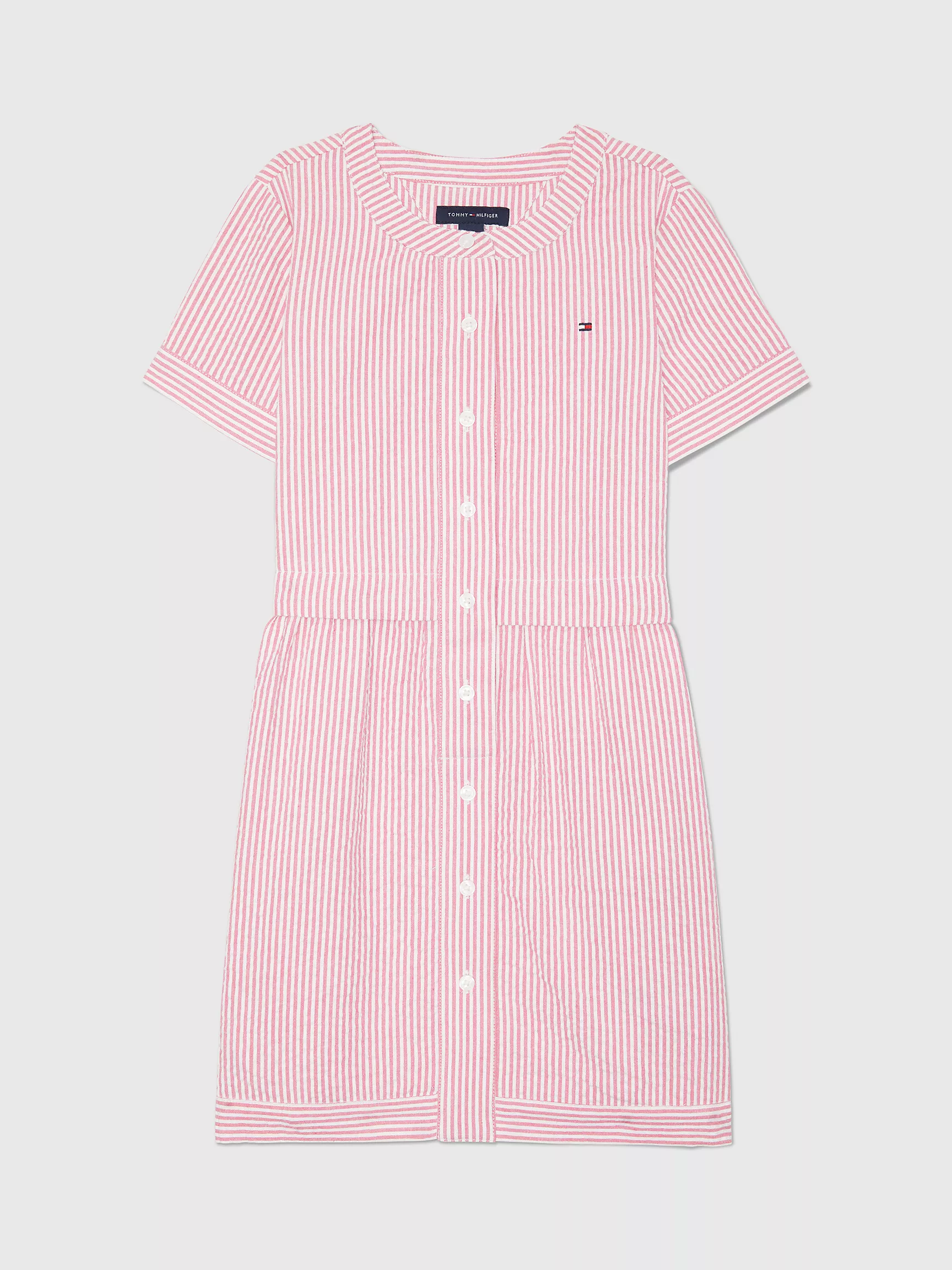 Платье для девочек Tommy Hilfiger, Детское полосатое платье-рубашка