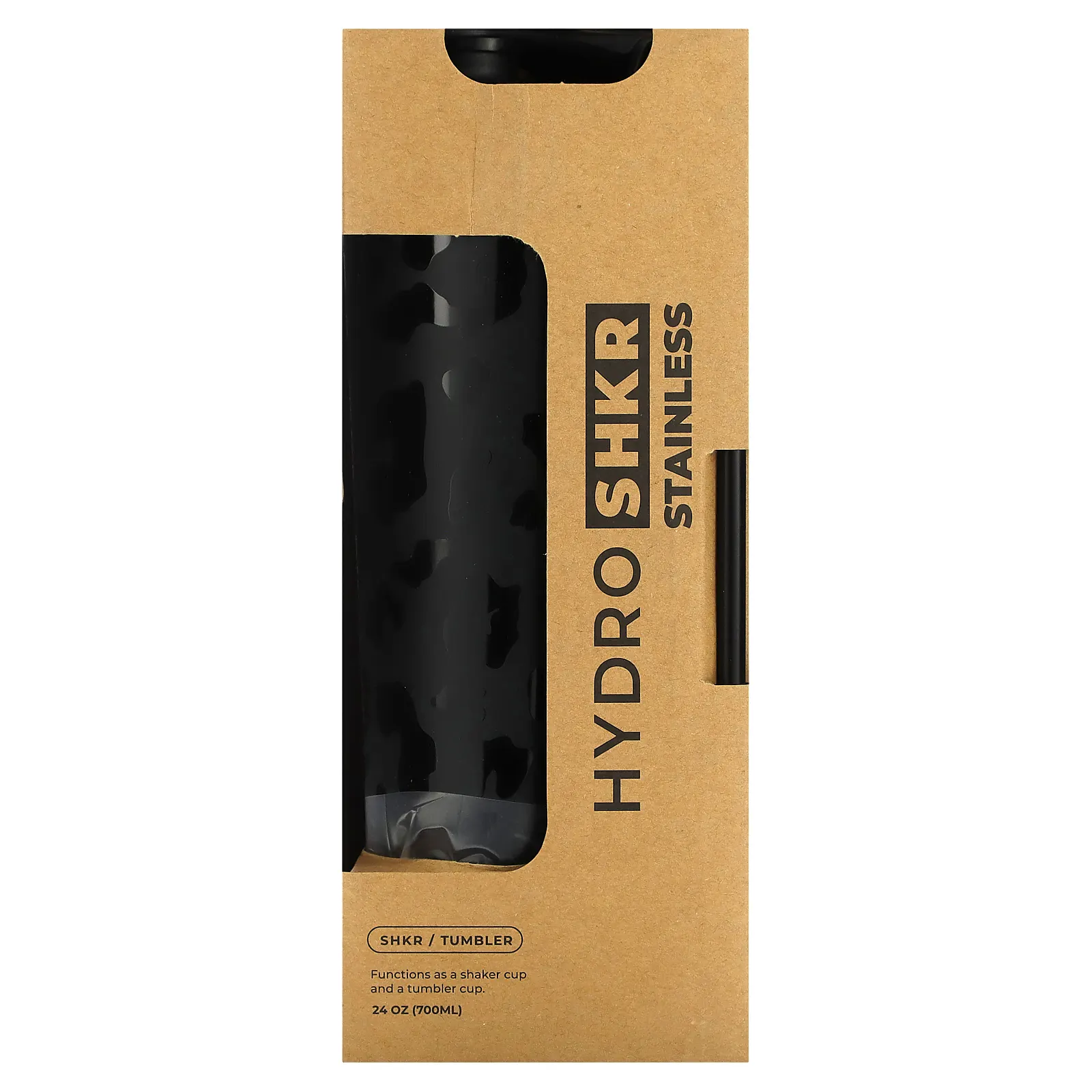 HydroJug, HydroSHKR, стакан-шейкер, черный леопард, 700 мл (24 унции)