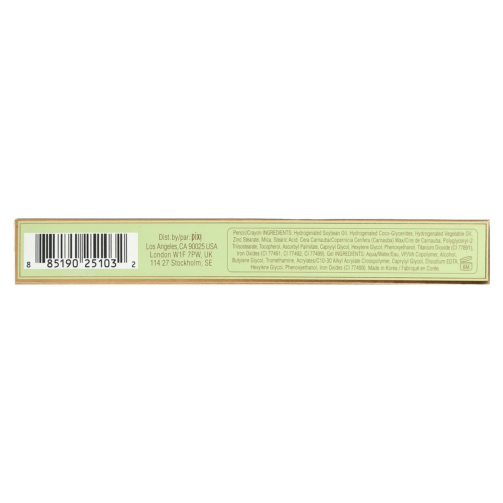 Pixi Beauty, 2-в-1 Natural Brow Duo, карандаш и гель для бровей, 0634 мягкий черный, 1 шт.