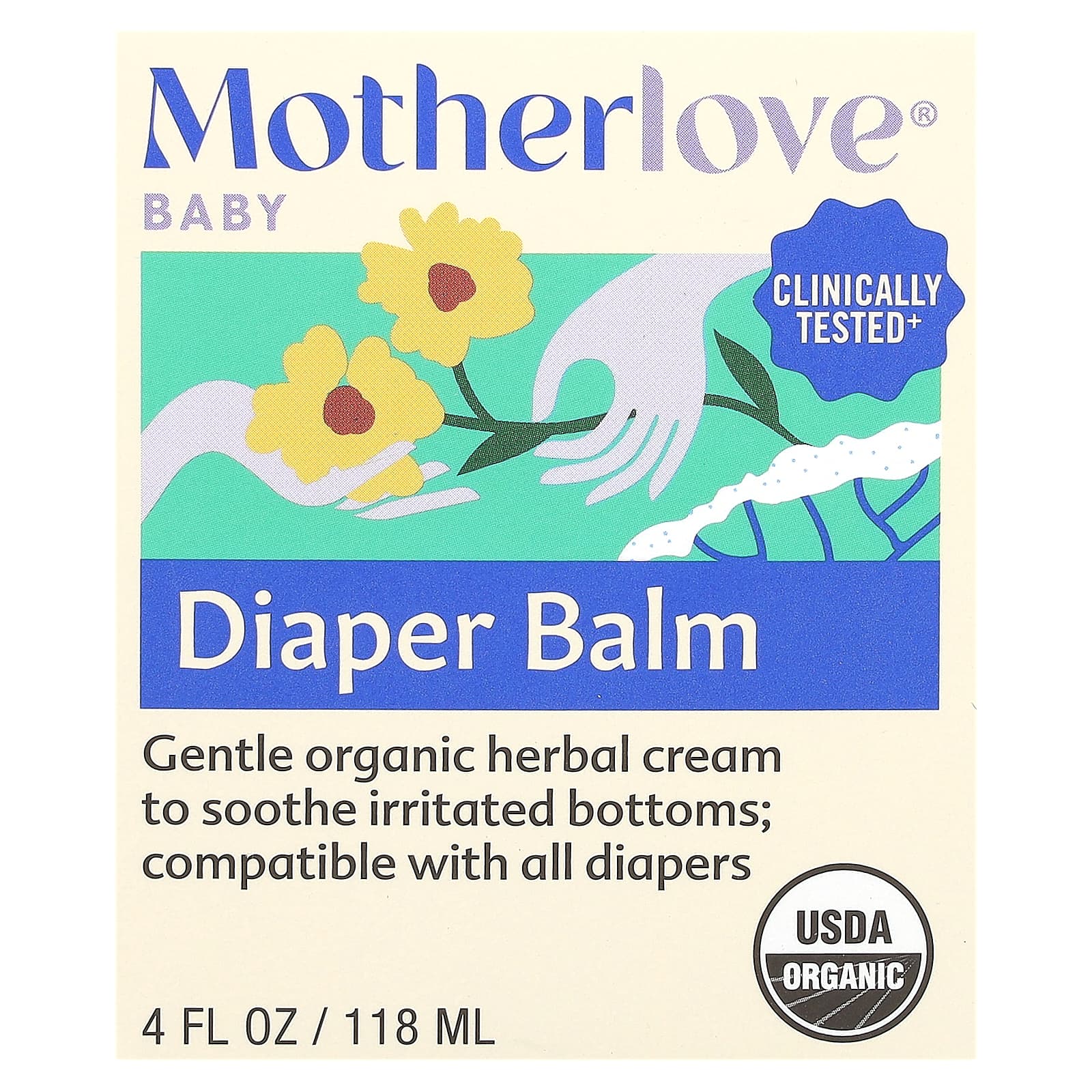 Motherlove, детский бальзам под подгузник, 118 мл (4 жидк. унции)