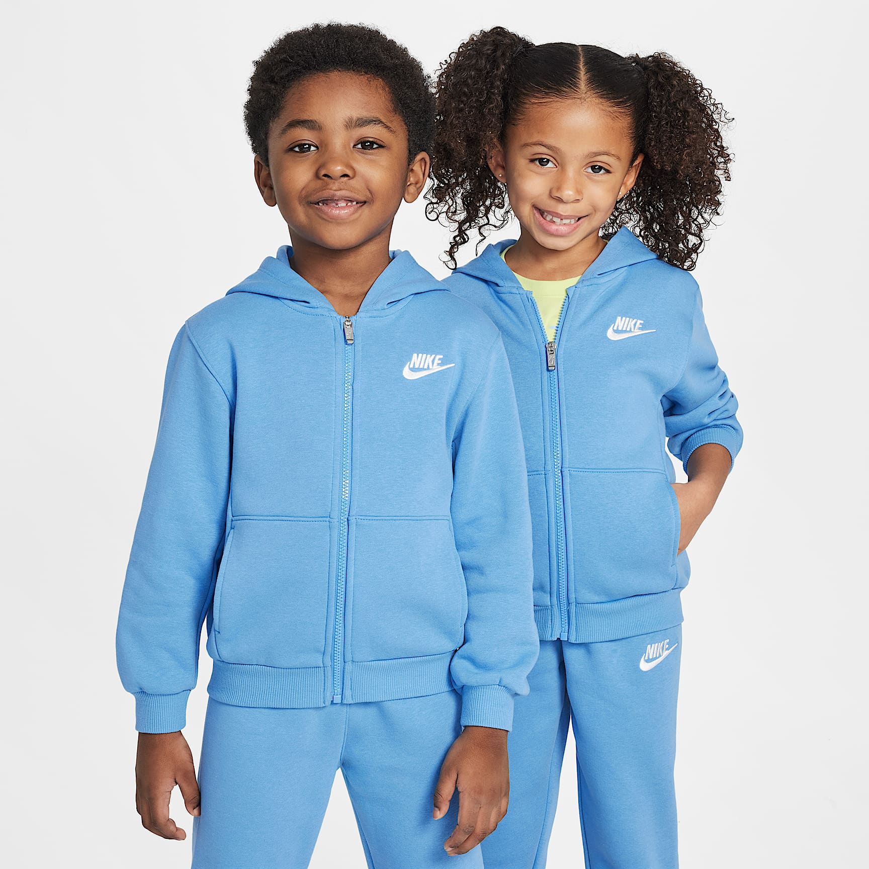 Nike Full-Zip Club Set Little Kids 2-Piece Hoodie Set