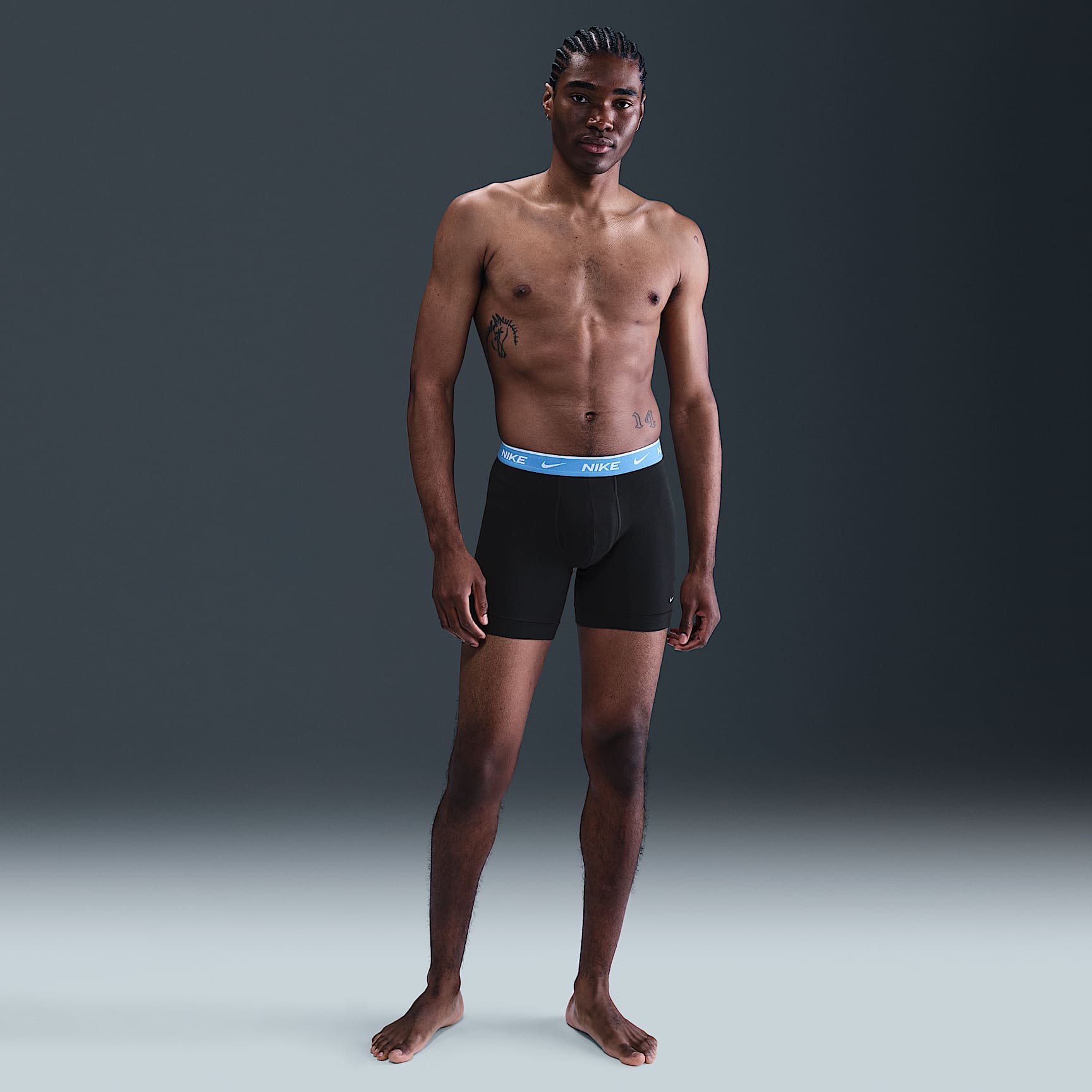 Nike Dri-FIT Essential Cotton Stretch Men's Boxer Briefs (3-Pack)