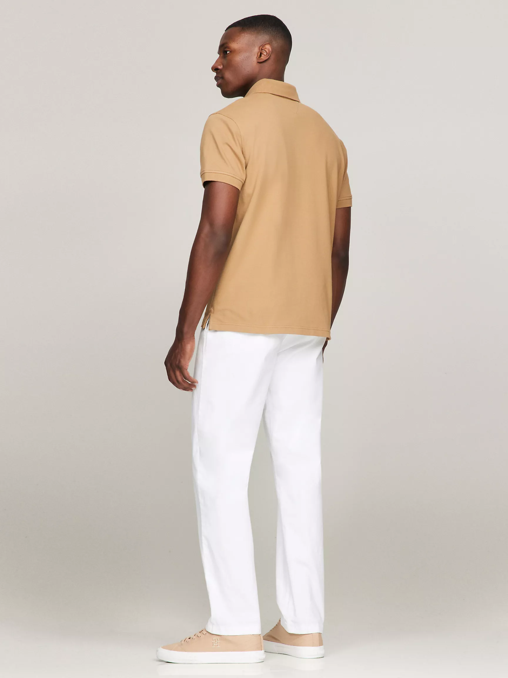 Мужское поло Tommy Hilfiger, Эластичное поло стандартного кроя Tommy