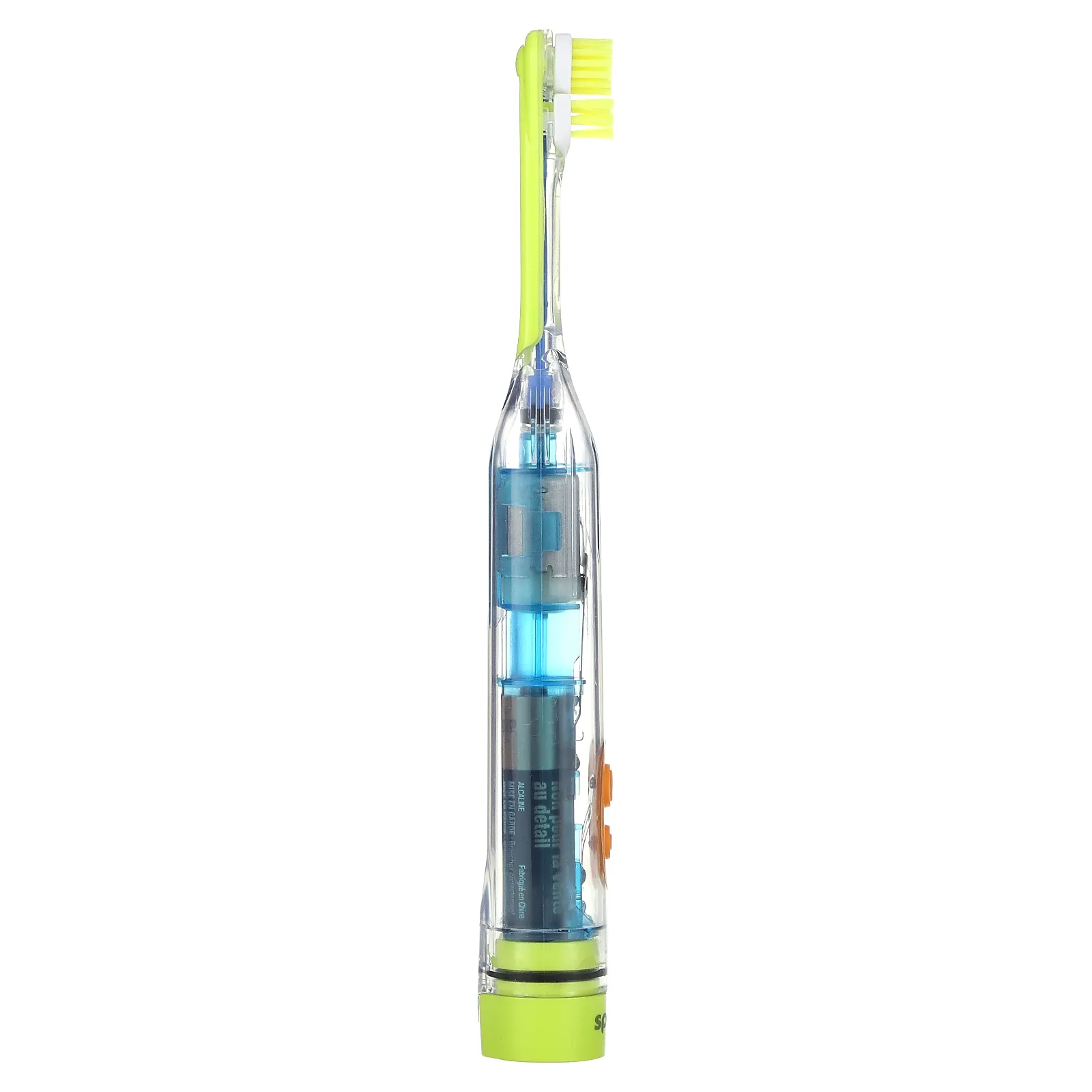 Spinbrush, Clear & Clean, электрическая зубная щетка, для детей от 3 лет, мягкая, 1 электрическая зубная щетка