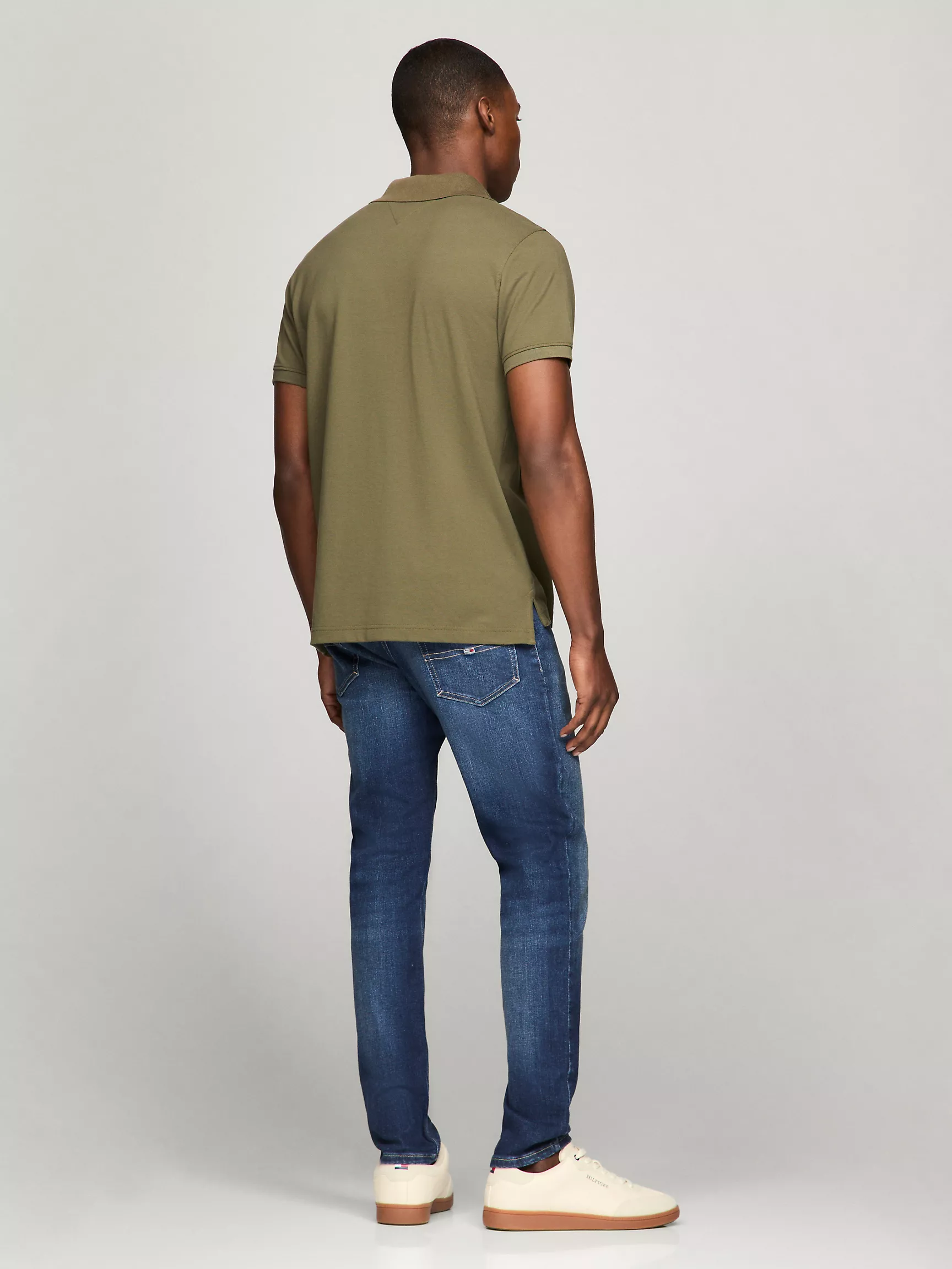 Мужское поло Tommy Hilfiger, Поло стандартного кроя с контрастной отделкой под воротником