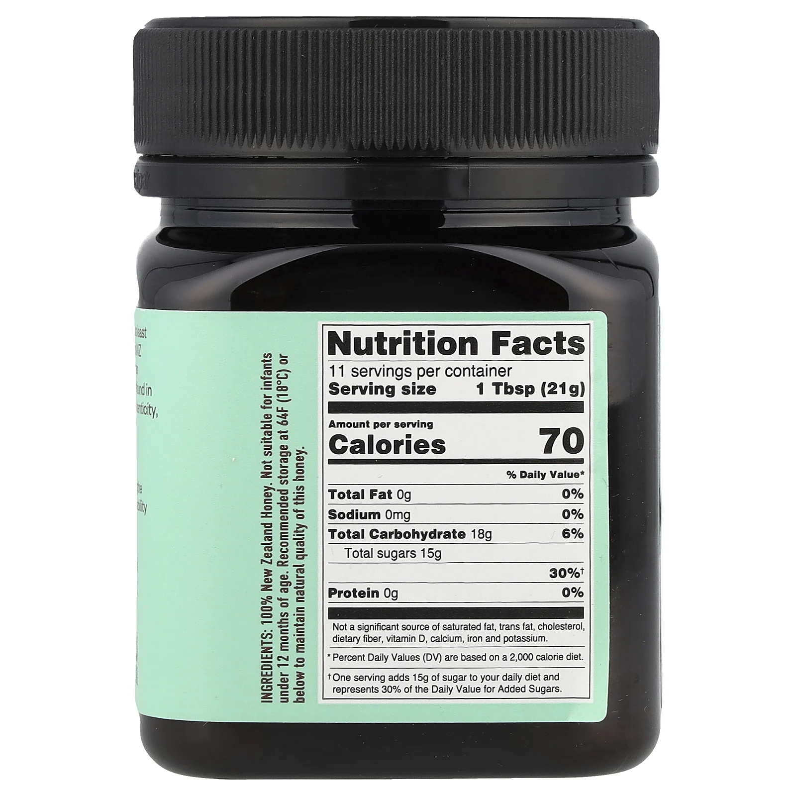 Egmont Honey, Мед манука, необработанный и непастеризованный, UMF ™ 10+, MGO 265+, 250 г (8,8 унции)