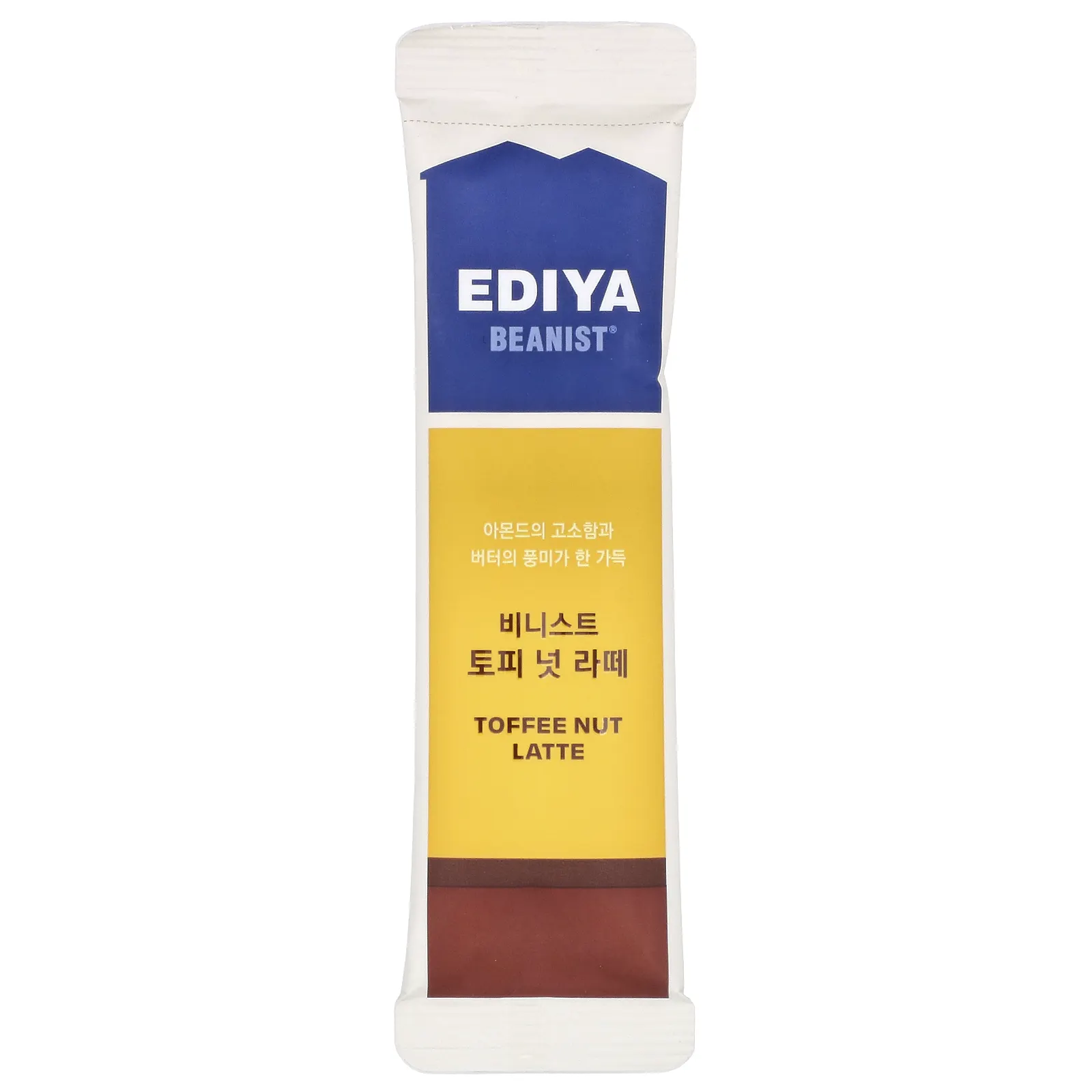 Ediya, Beanist®, латте с ириской и орехами, 20 стиков, 20 г (0,7 унции)