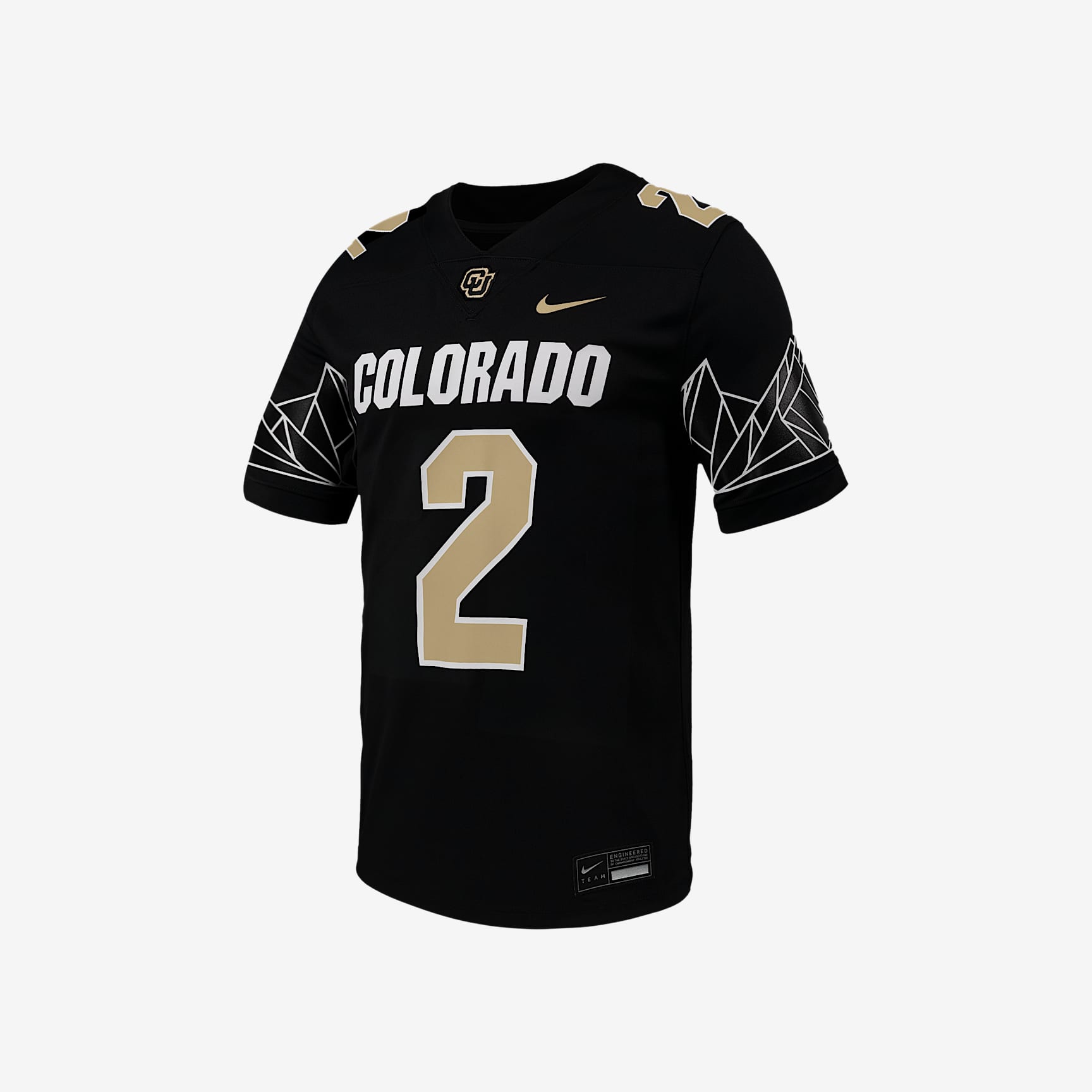Sheduer Sanders Colorado Men's Nike College Football Replica Jersey