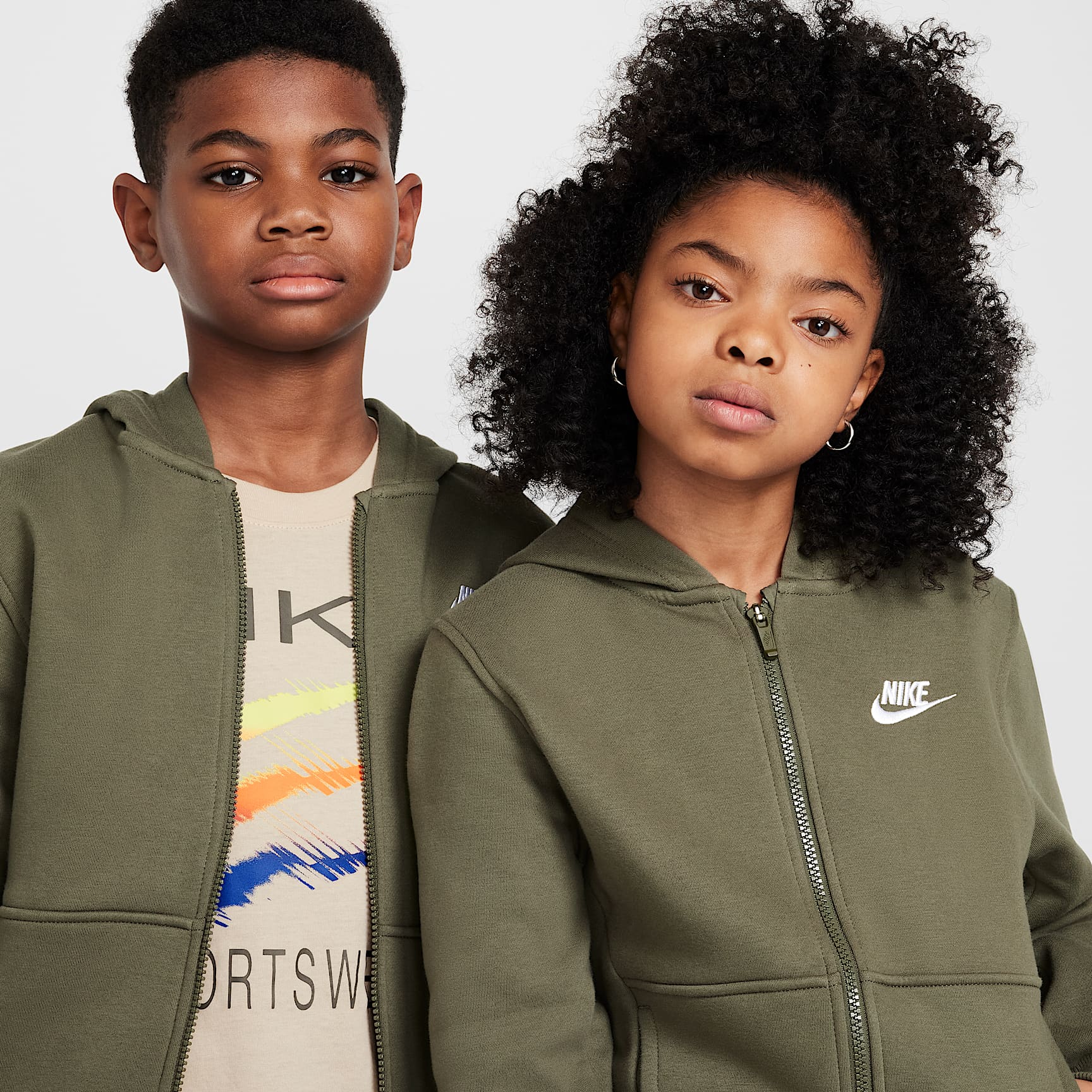 Nike Sportswear Club Fleece Big Kids' Full-Zip Hoodie