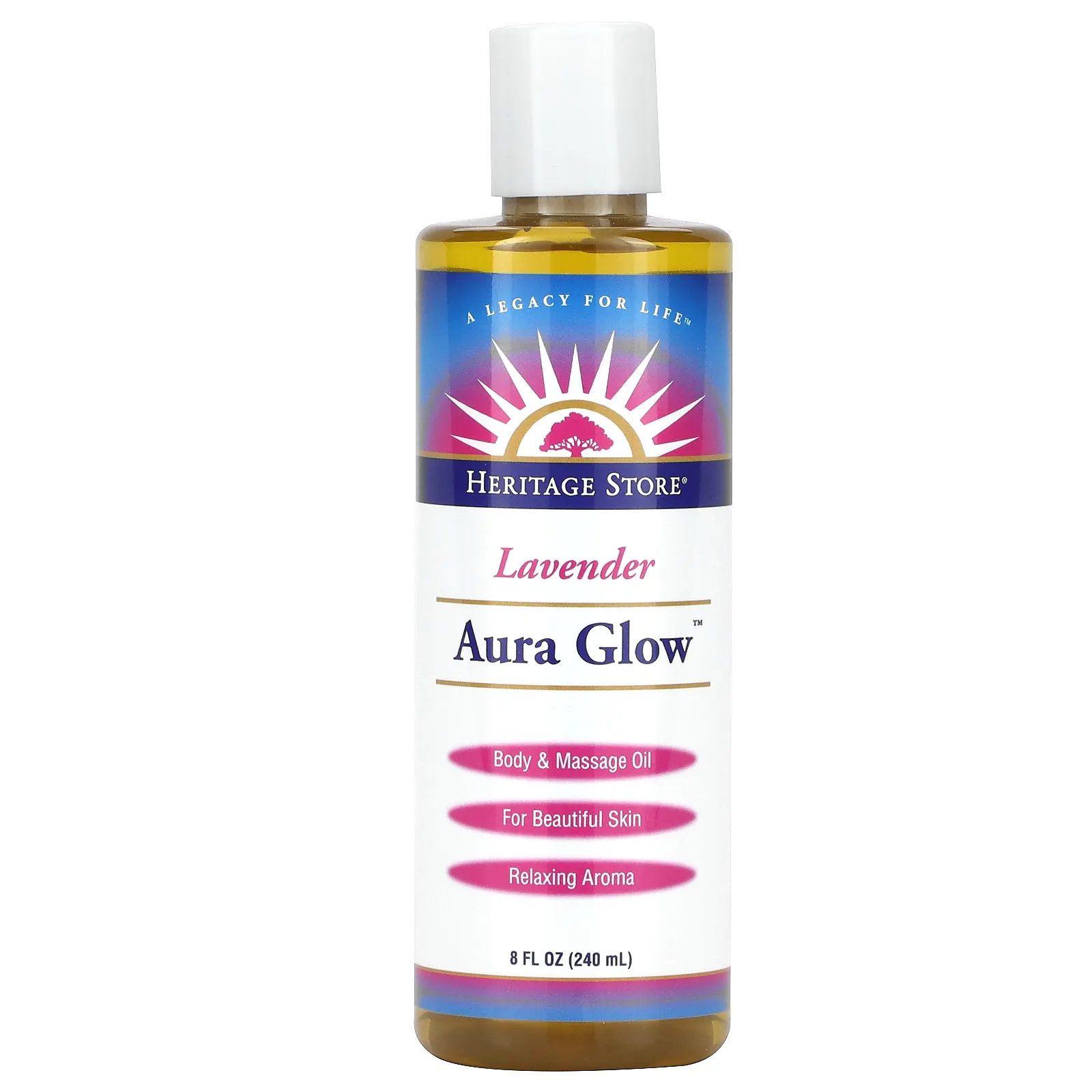 Heritage Store, Aura Glow, лаванда, 240 мл (8 жидк. Унций)