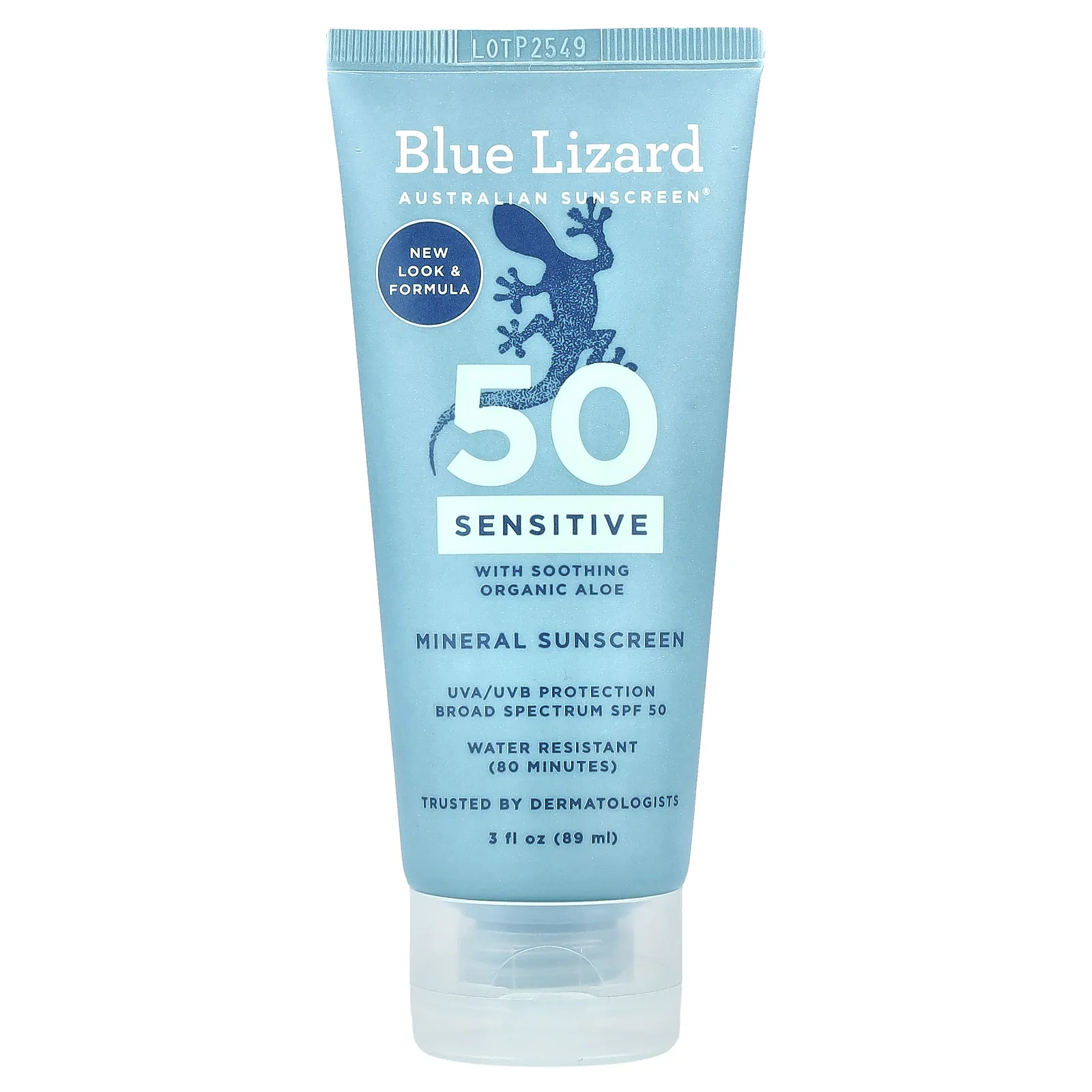 Blue Lizard Australian Sunscreen, солнцезащитное средство, для чувствительной кожи, SPF 50, 89 мл (3 жидк. унции)