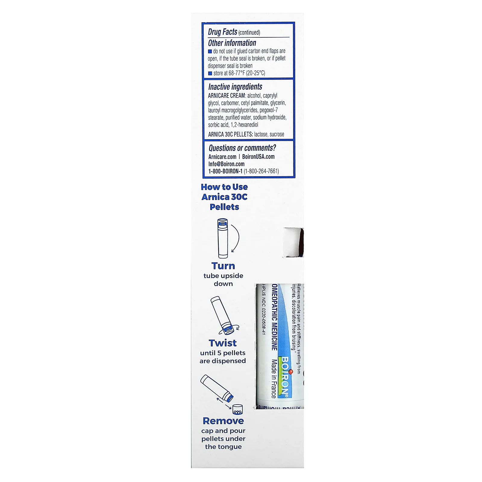 Boiron, Arnicare, набор для облегчения боли, 2 шт.