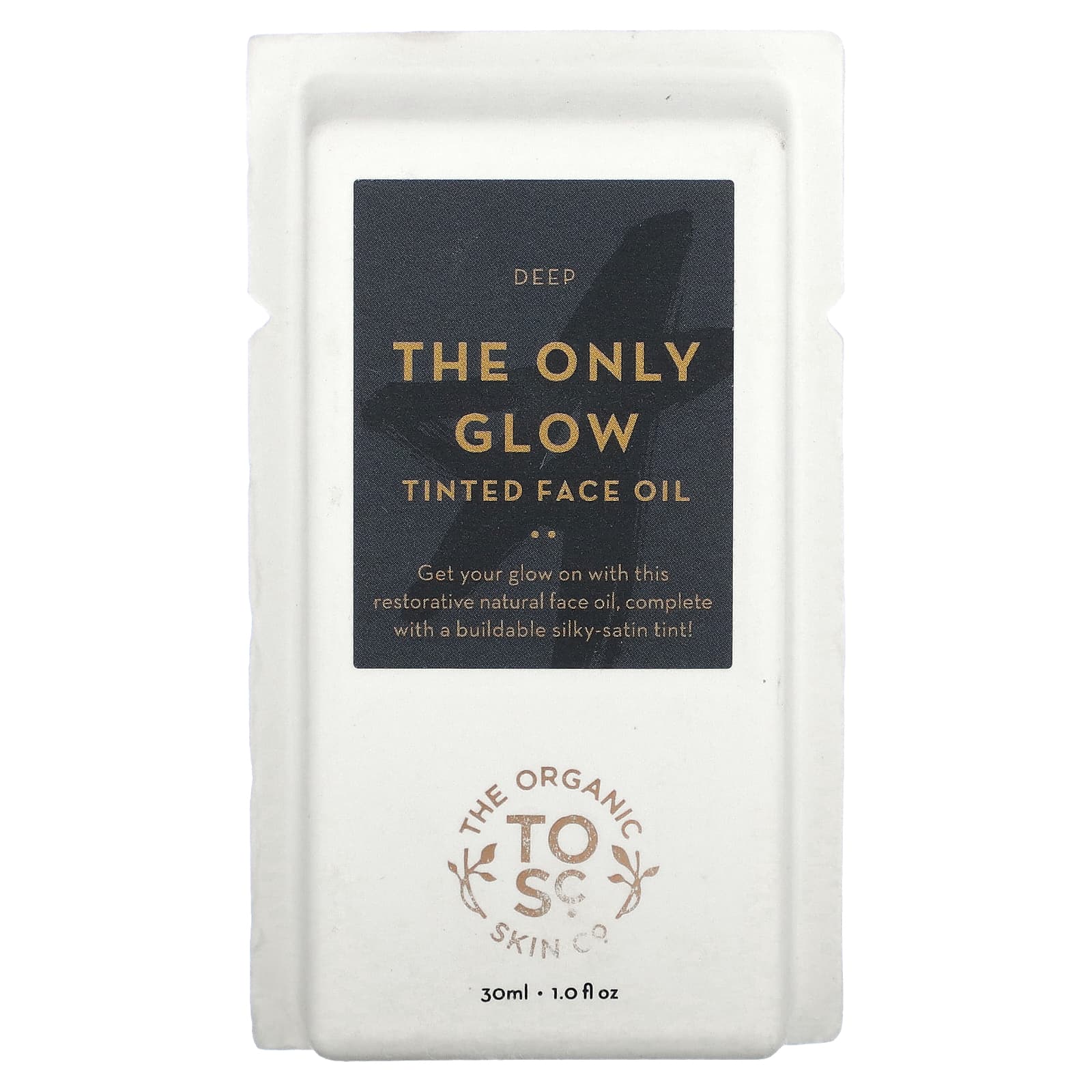 The Organic Skin Co., The Only Glow, тонирующее масло для лица, глубокий, 1 фл. (30 мл)