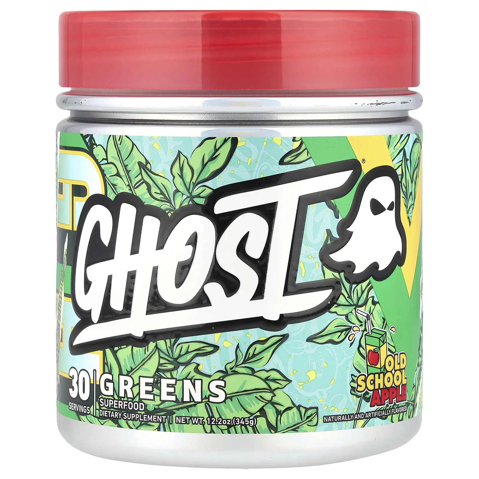 Ghost, Greens, олдскульное яблоко, 345 г (12,2 унции)