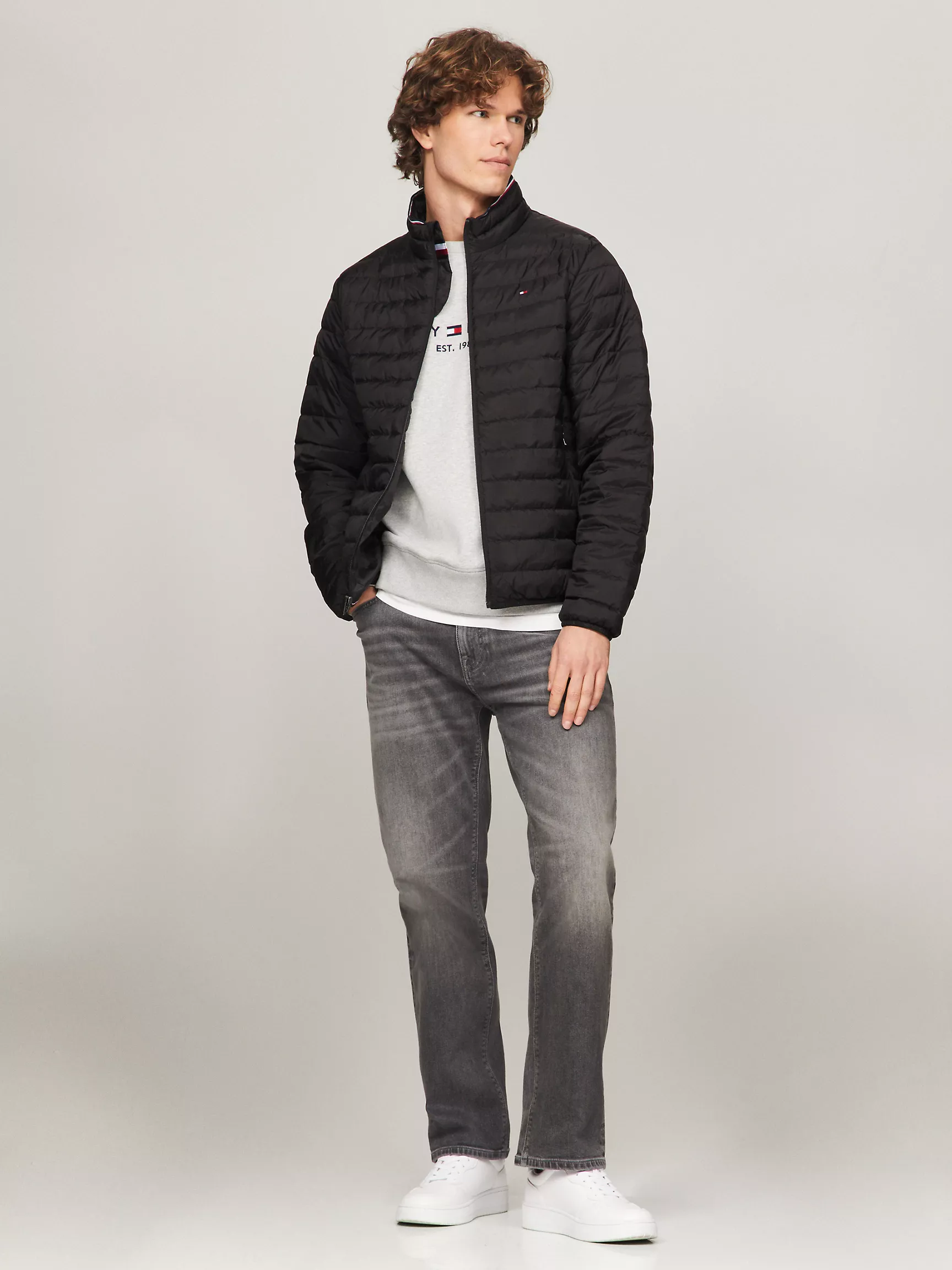 Мужская толстовка Tommy Hilfiger, Свитшот с логотипом Tommy
