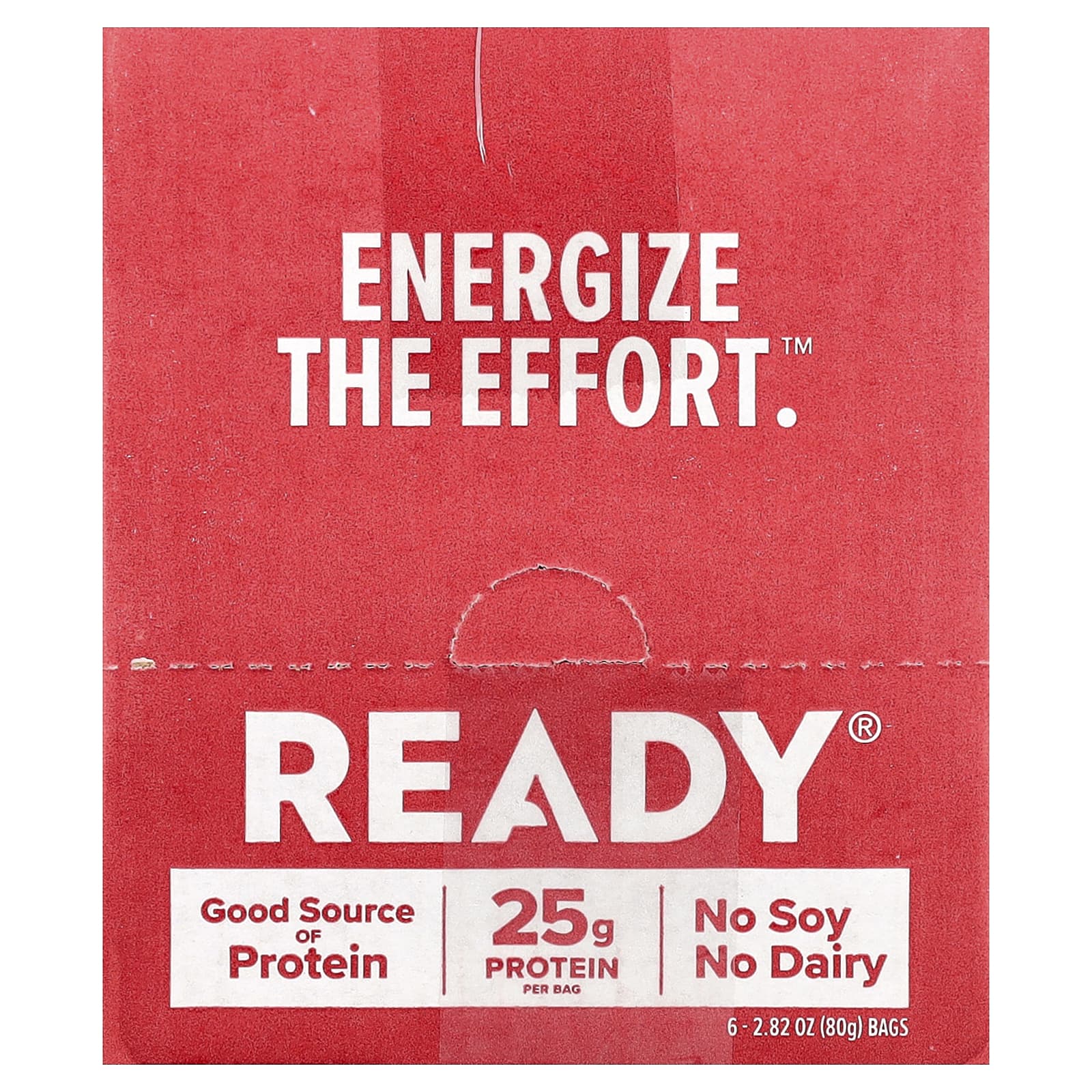 Ready, Протеиновые шарики, барбекю, 6 пакетиков по 80 г (2,82 унции)