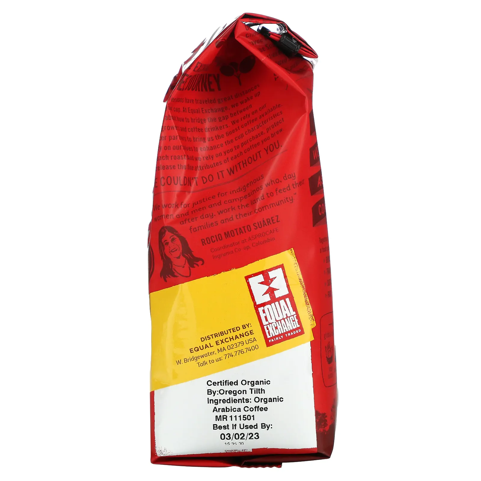 Equal Exchange, органический кофе, молотый, полная городская обжарка, без кофеина, 340 г (12 унций)