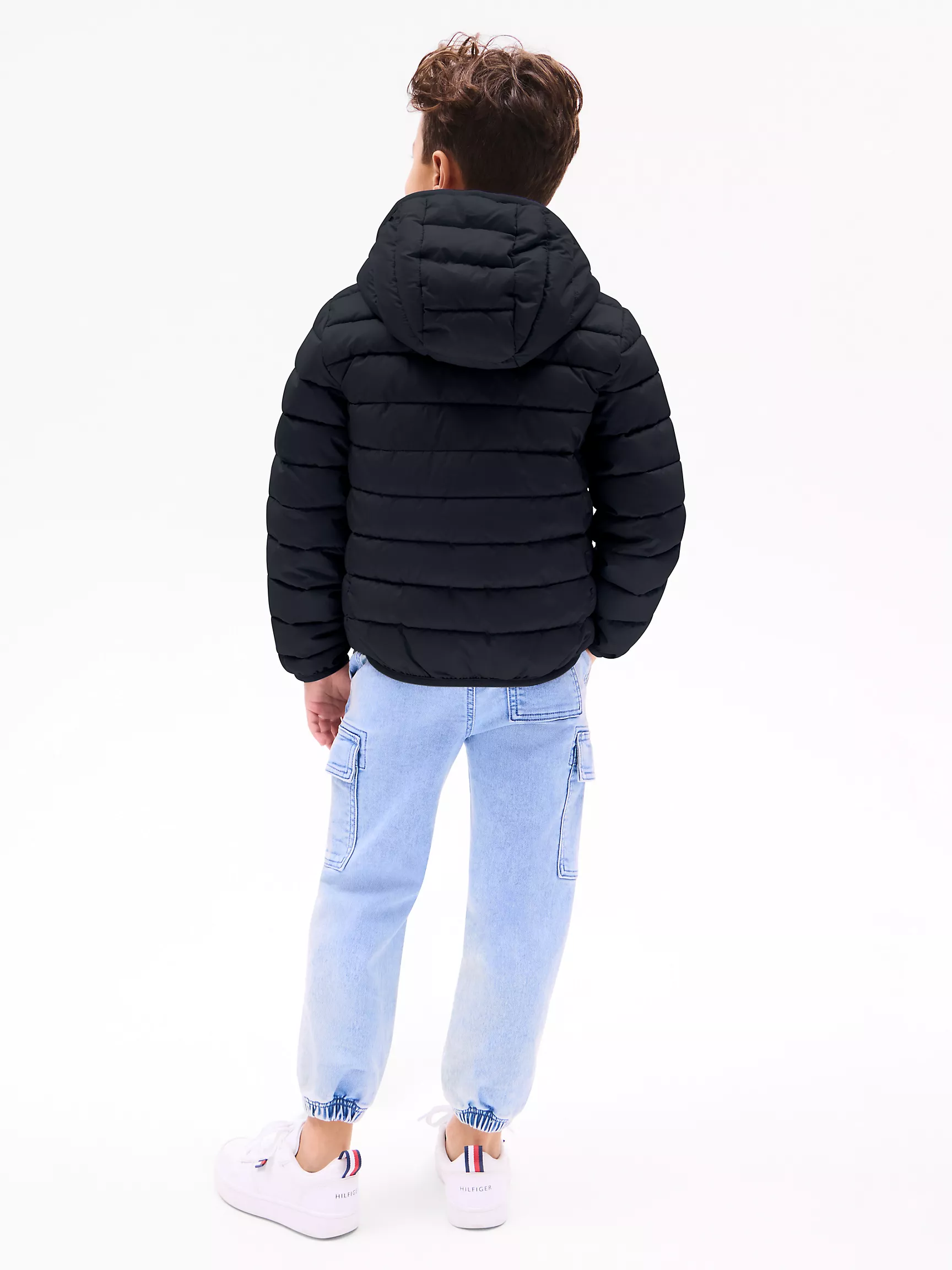 Куртка для мальчика Tommy Hilfiger, Детская водоотталкивающая складная куртка