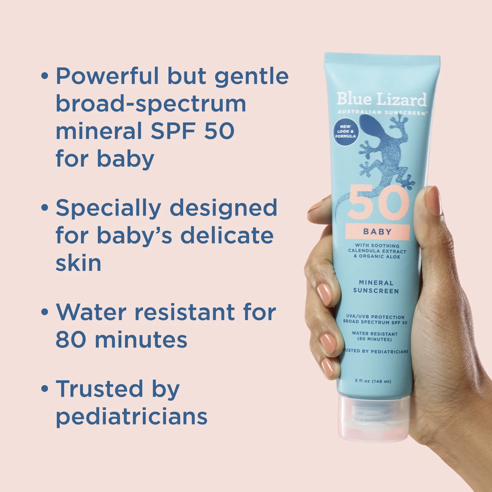 Blue Lizard Australian Sunscreen, детское минеральное солнцезащитное средство, SPF 50, 148 мл (5 жидк. унций)