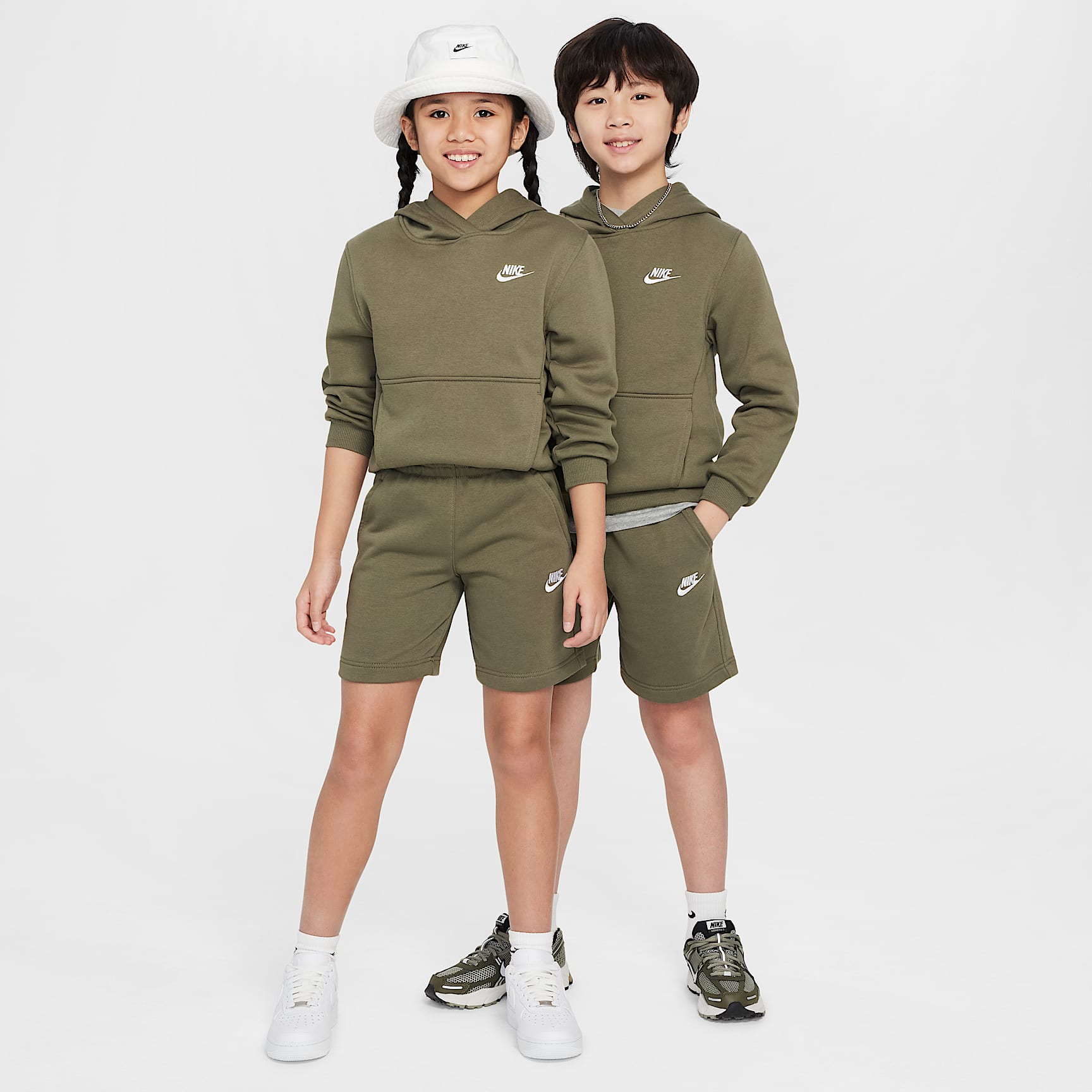 Nike Sportswear Club Fleece Big Kids' French Terry Shorts