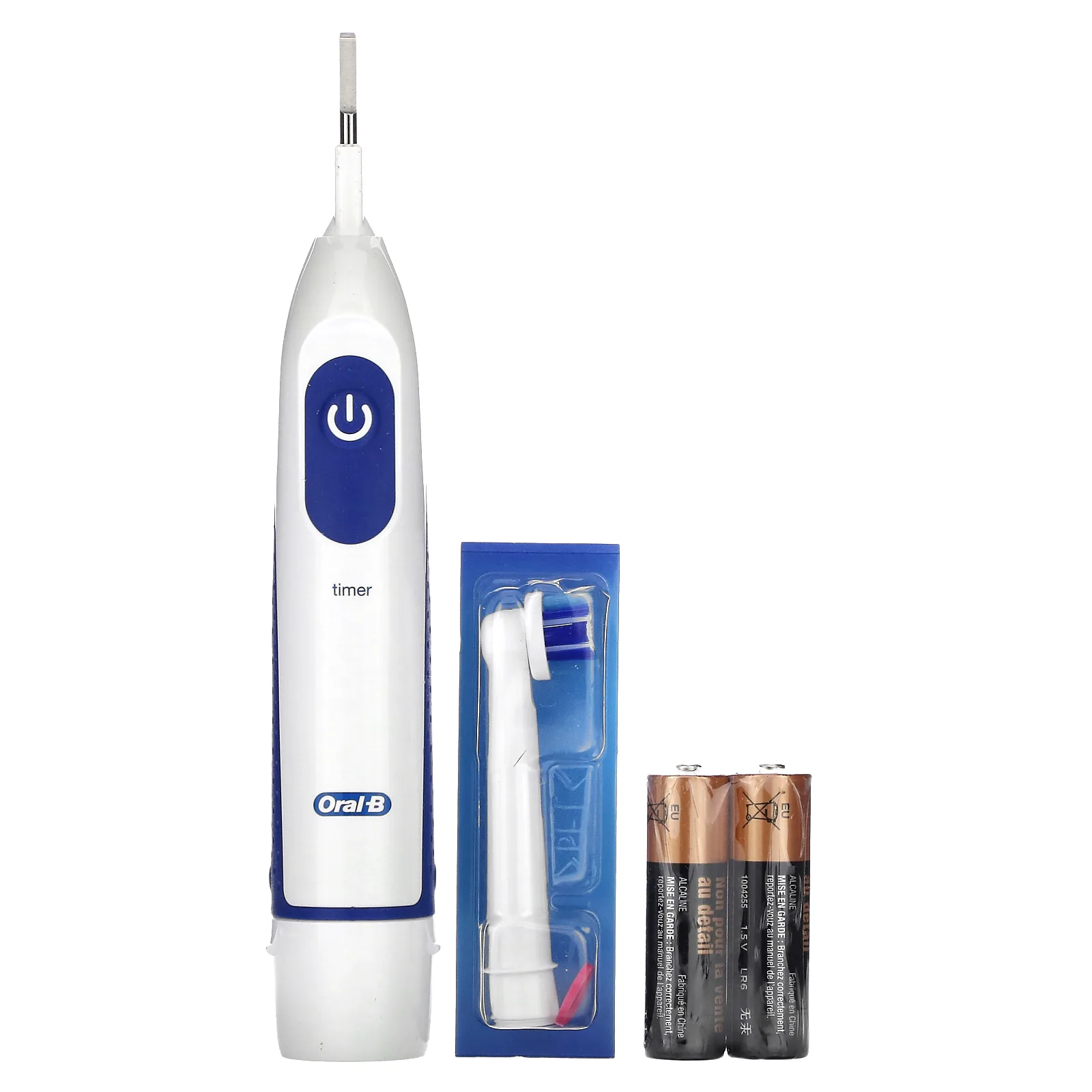 Oral-B, Pro 100, мощная зубная щетка, 1 шт.