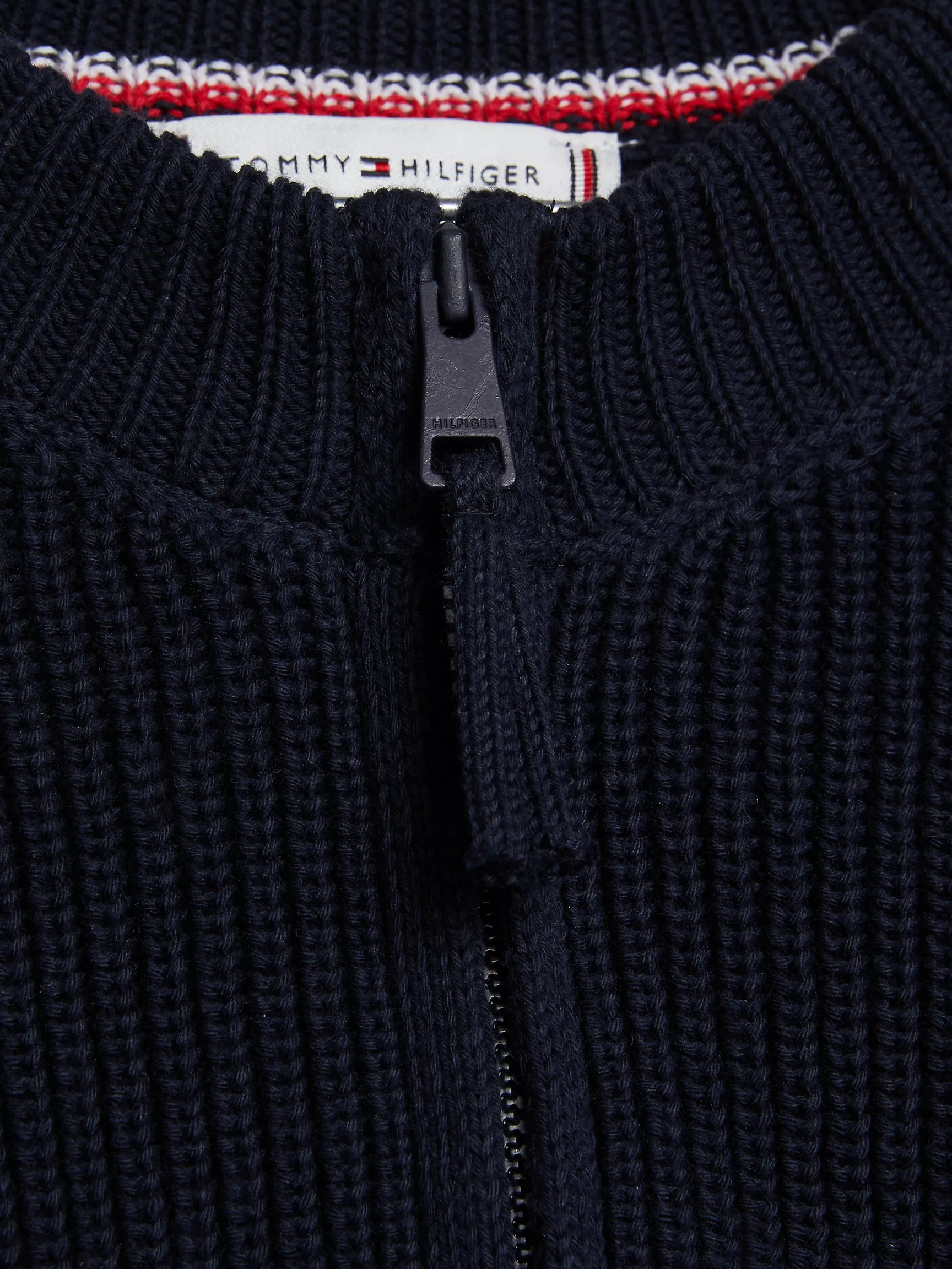 Женский свитер Tommy Hilfiger, Свободный свитер на молнии