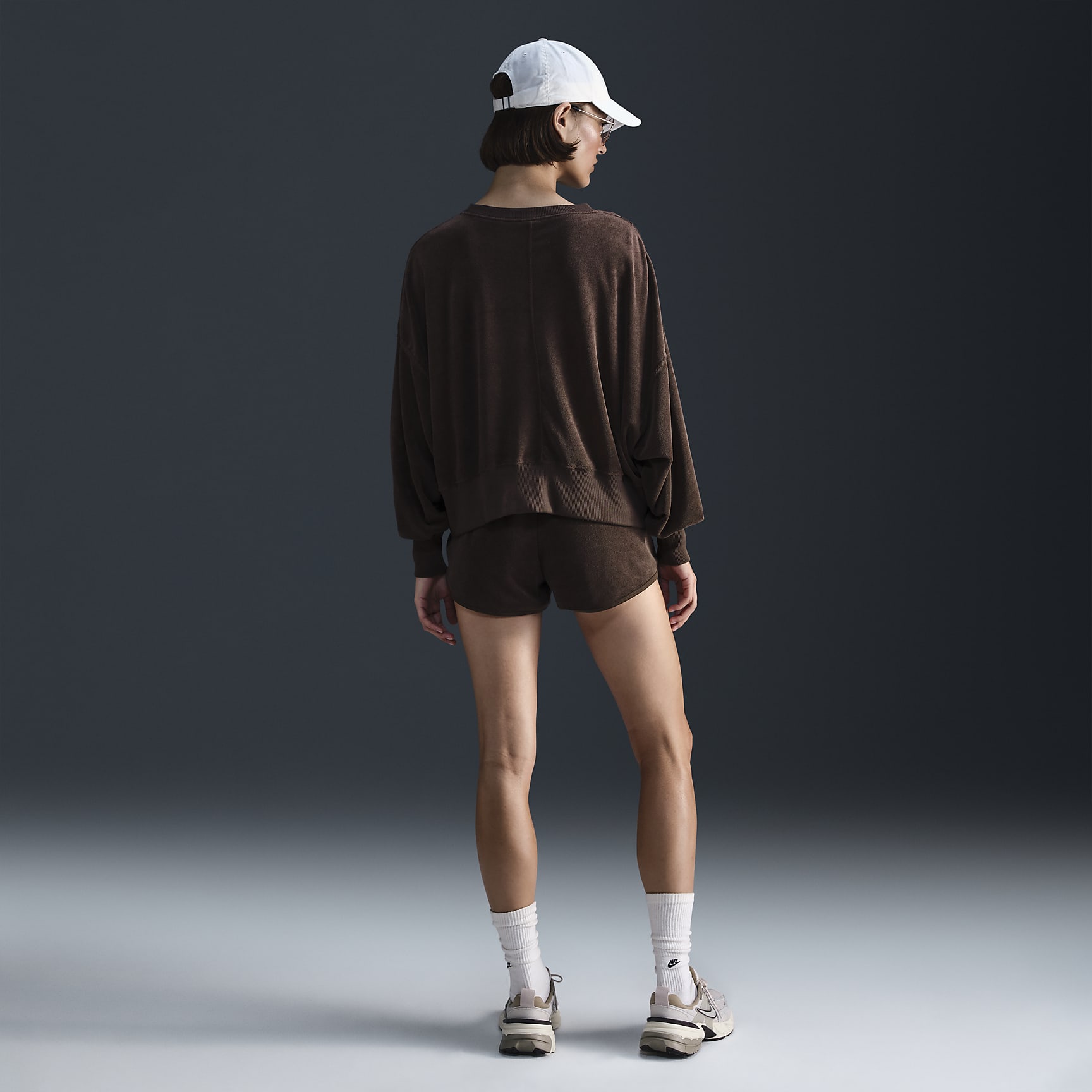 NikeCourt Heritage Women's Mid-Rise French Terry Tennis Shorts