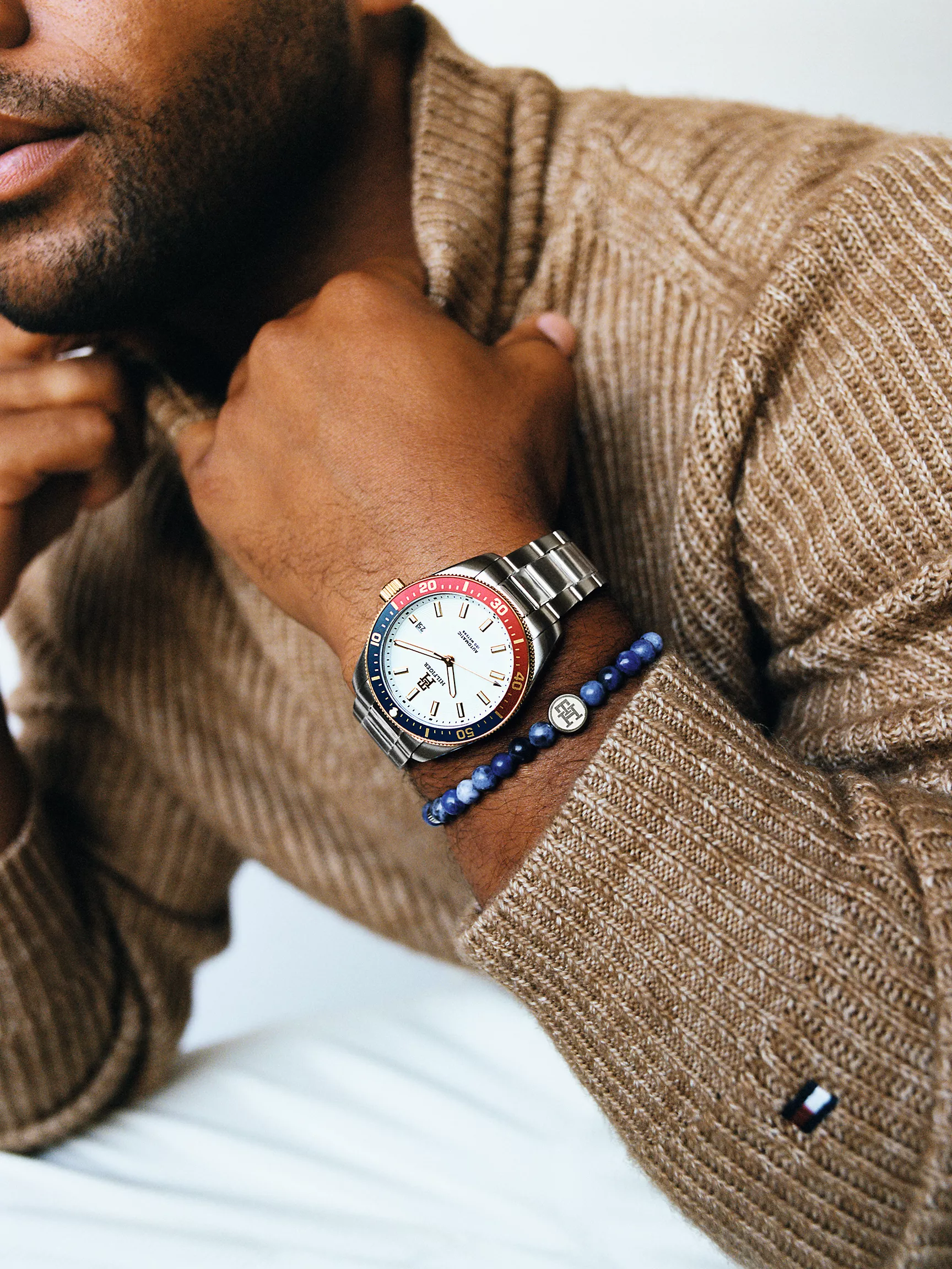 Мужские часы Tommy Hilfiger, Автоматические дайверские часы 40 мм Signature