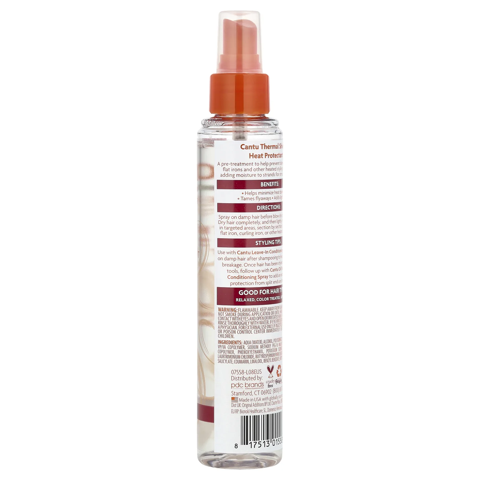 Cantu, термозащитное средство для волос с маслом ши, 151 мл (5,1 жидк. унции)