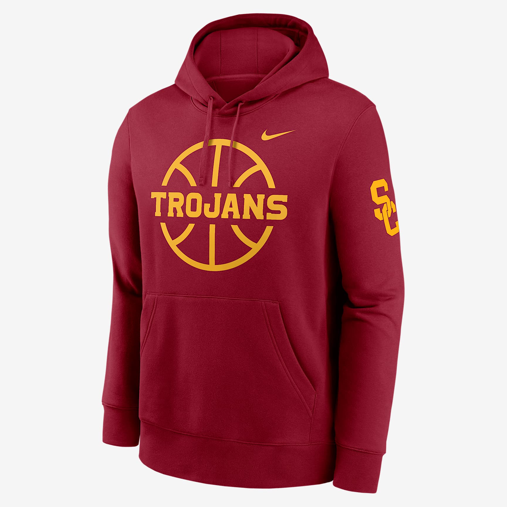 USC Trojans Club Basketball Icon Men's Nike College Pullover Hoodie