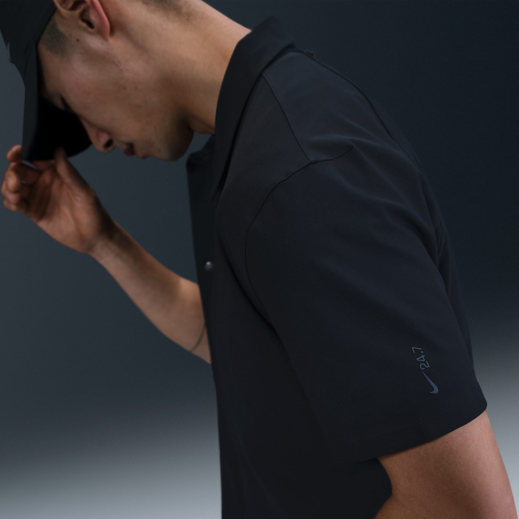 Nike 24.7 PerfectStretch Men's Dri-FIT Short-Sleeve Button-Down Top