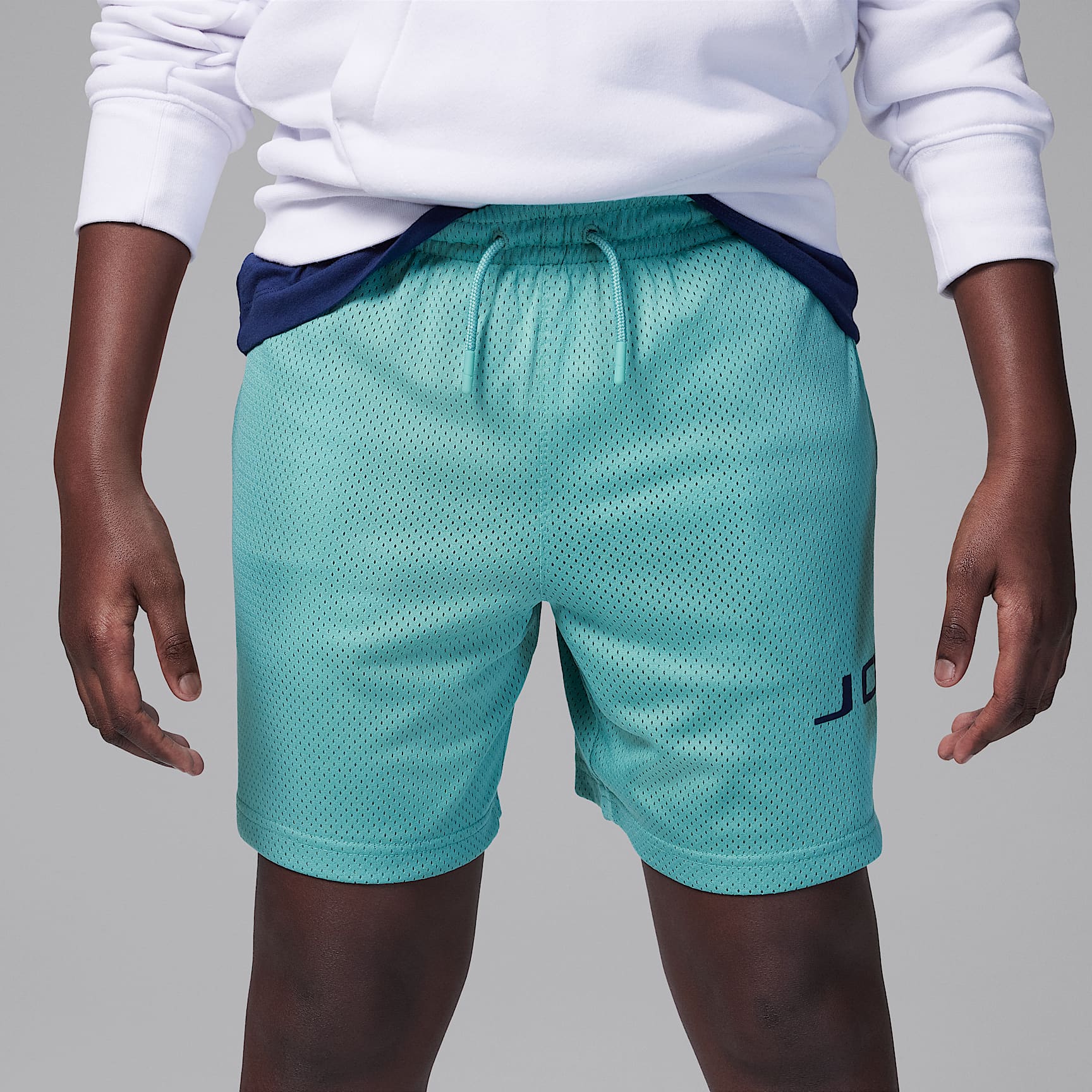 Jordan Dri-FIT Big Kids' Baseline Mesh Shorts