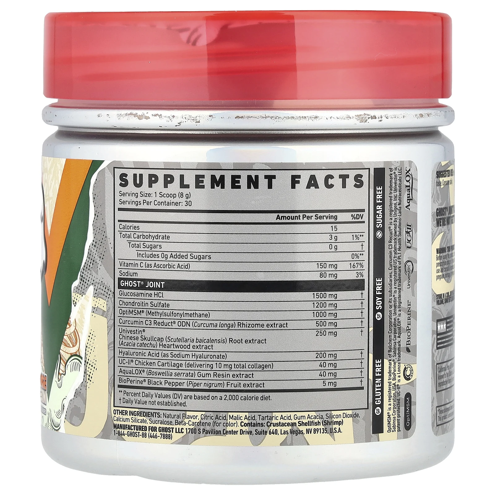 Ghost, Joint, апельсиновый крем, 240 г (8,5 унции)