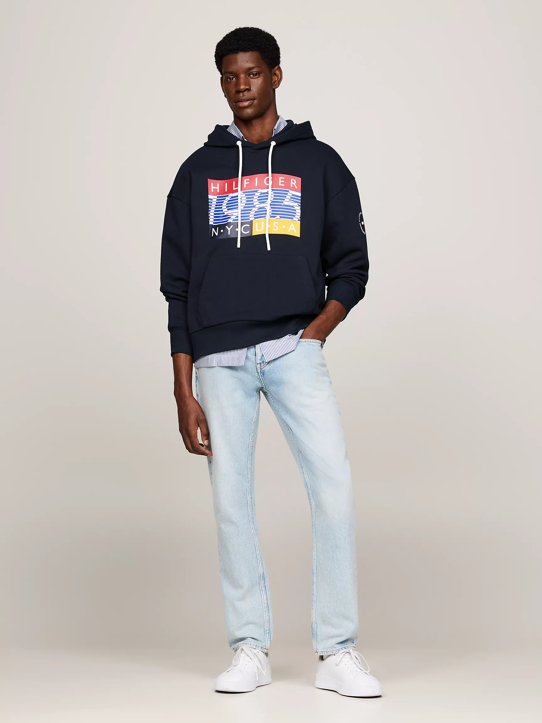 Мужское худи Tommy Hilfiger, Худи с графикой Hilfiger Team