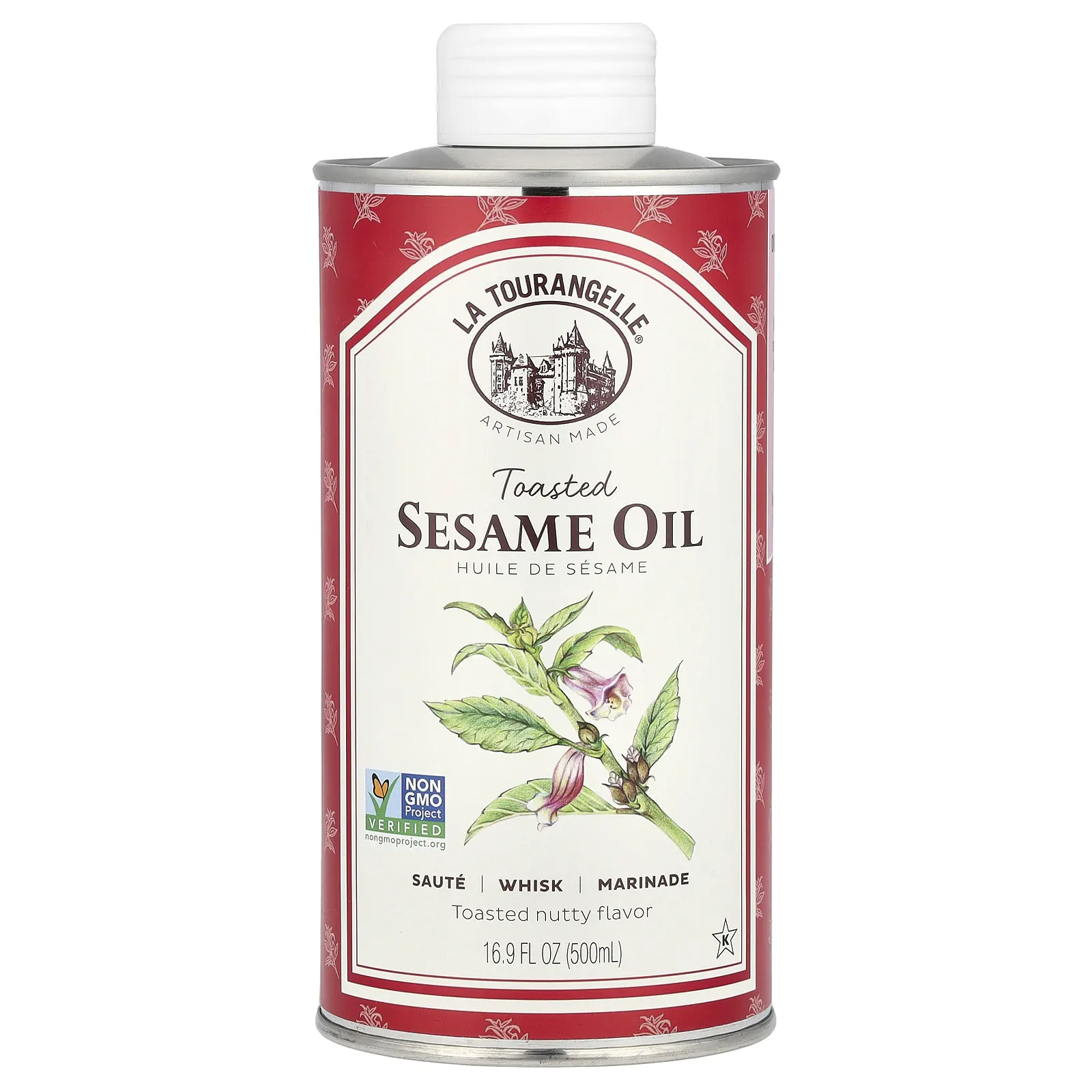 La Tourangelle, масло из обжаренного кунжута, 500 мл (16,9 жидк. унции)
