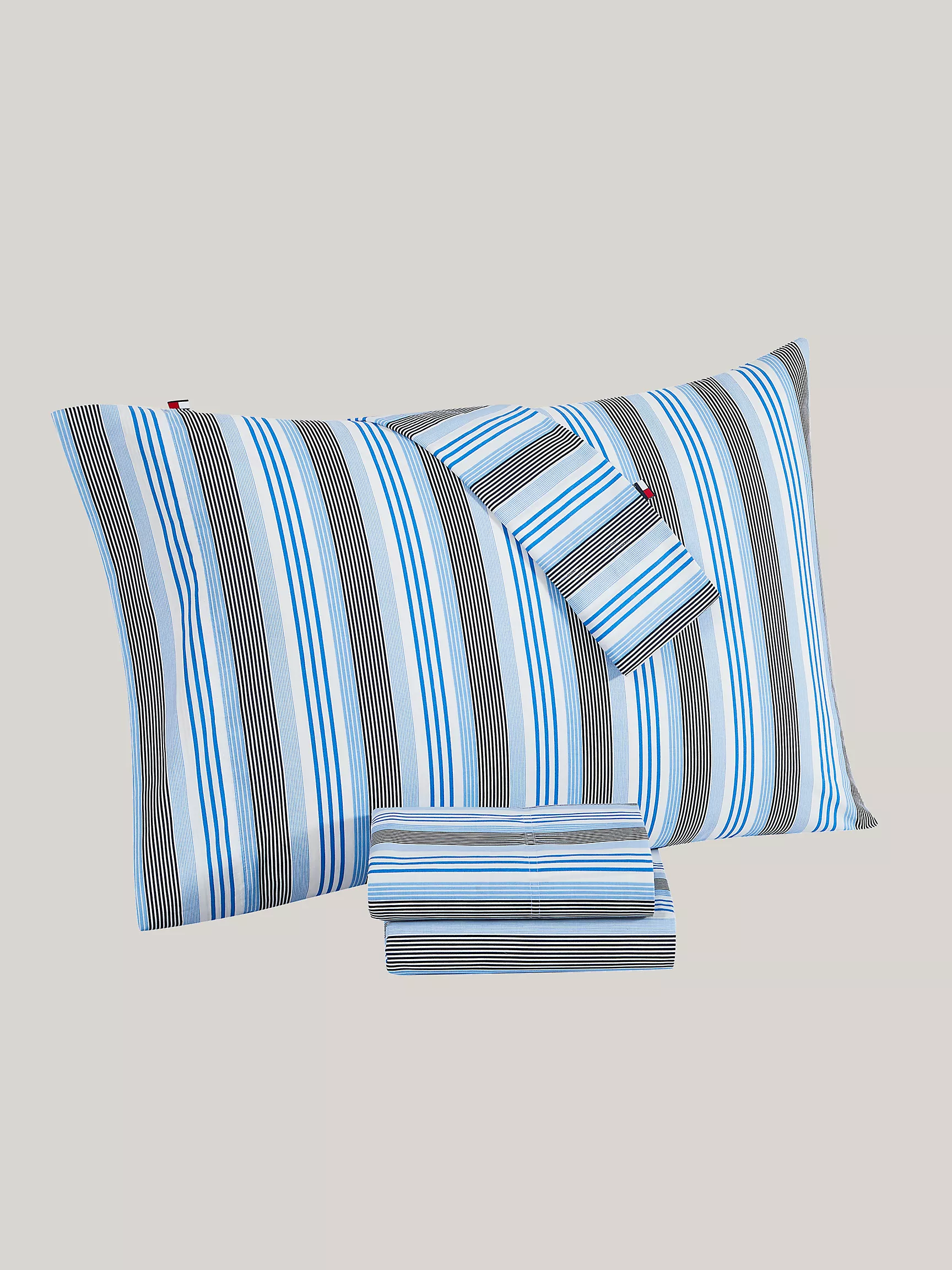 Комплект постельного белья Tommy Hilfiger, Комплект полосатых простыней