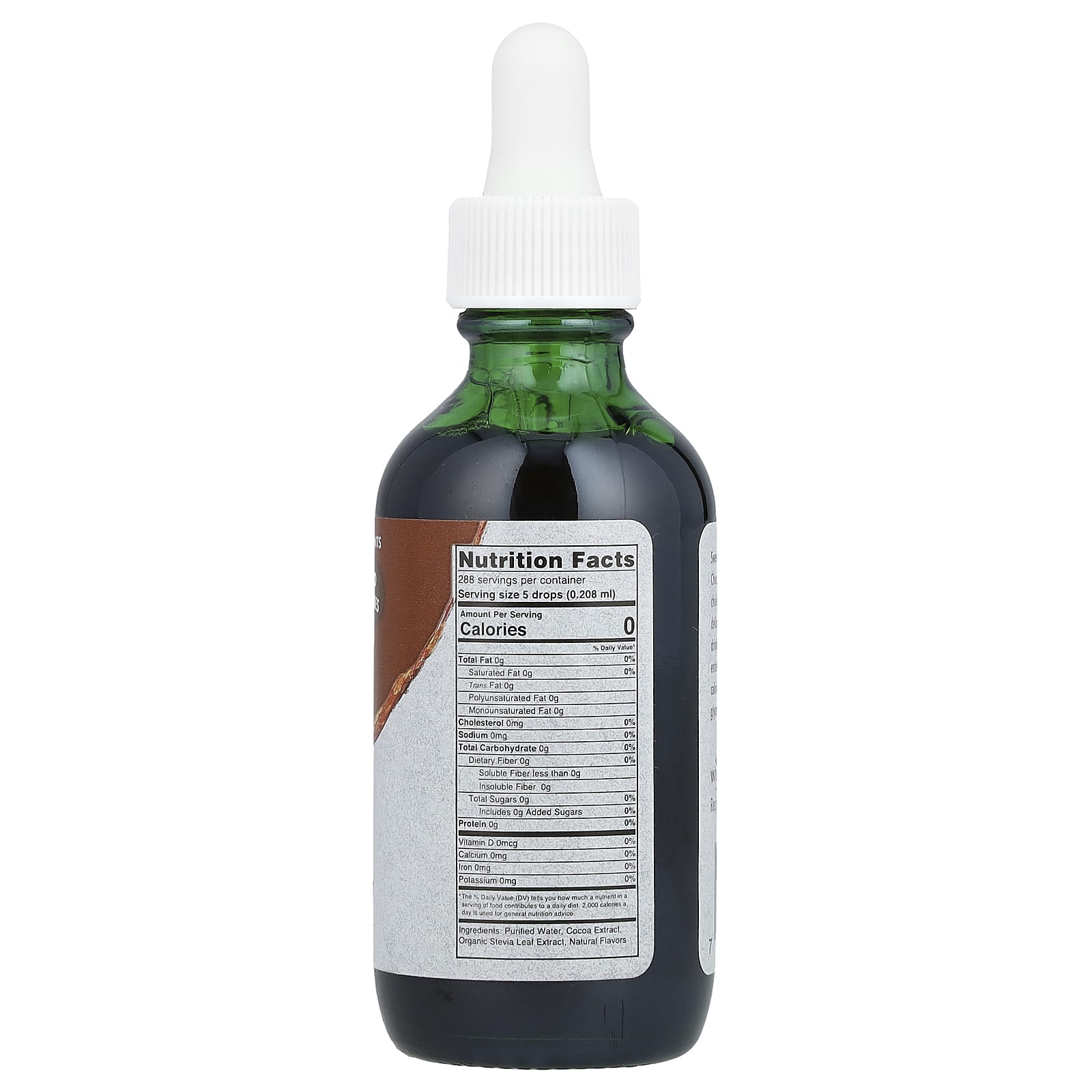 Wisdom Natural, SweetLeaf, Sweet Drops, подсластитель на основе стевии, шоколад, 60 мл (2 жидк. Унции)