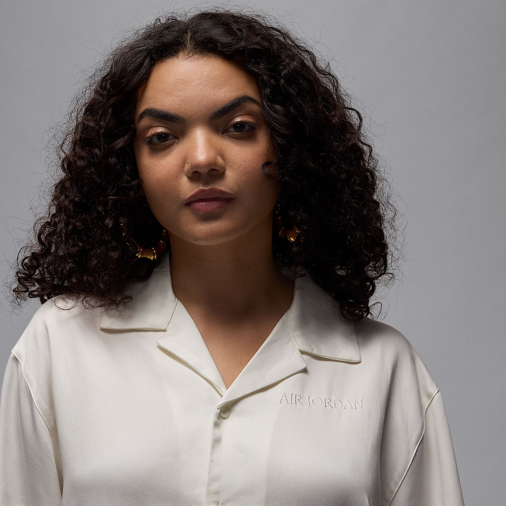 Air Jordan Women's Long-Sleeve Woven Top